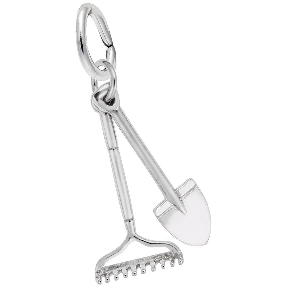 Rembrandt Charms - Rake & Shovel Charm - 2019