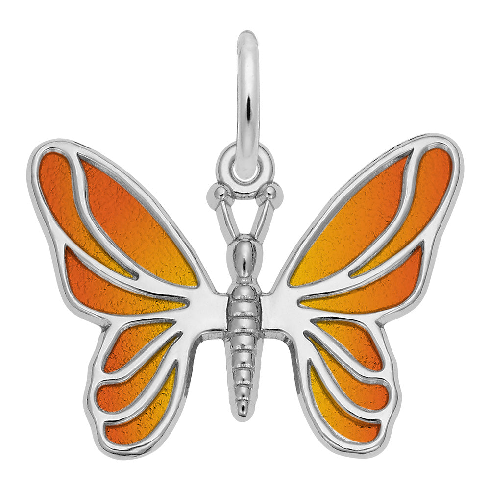 Rembrandt Charms - Painted Butterfly Charm - 2429-001 Rembrandt Charms Charm Birmingham Jewelry 