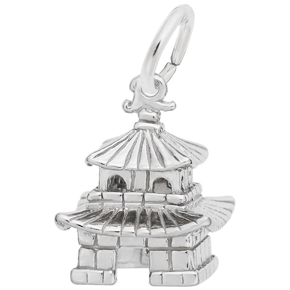 Rembrandt Charms - Oriental Temple Charm - 2456 Rembrandt Charms Charm Birmingham Jewelry 