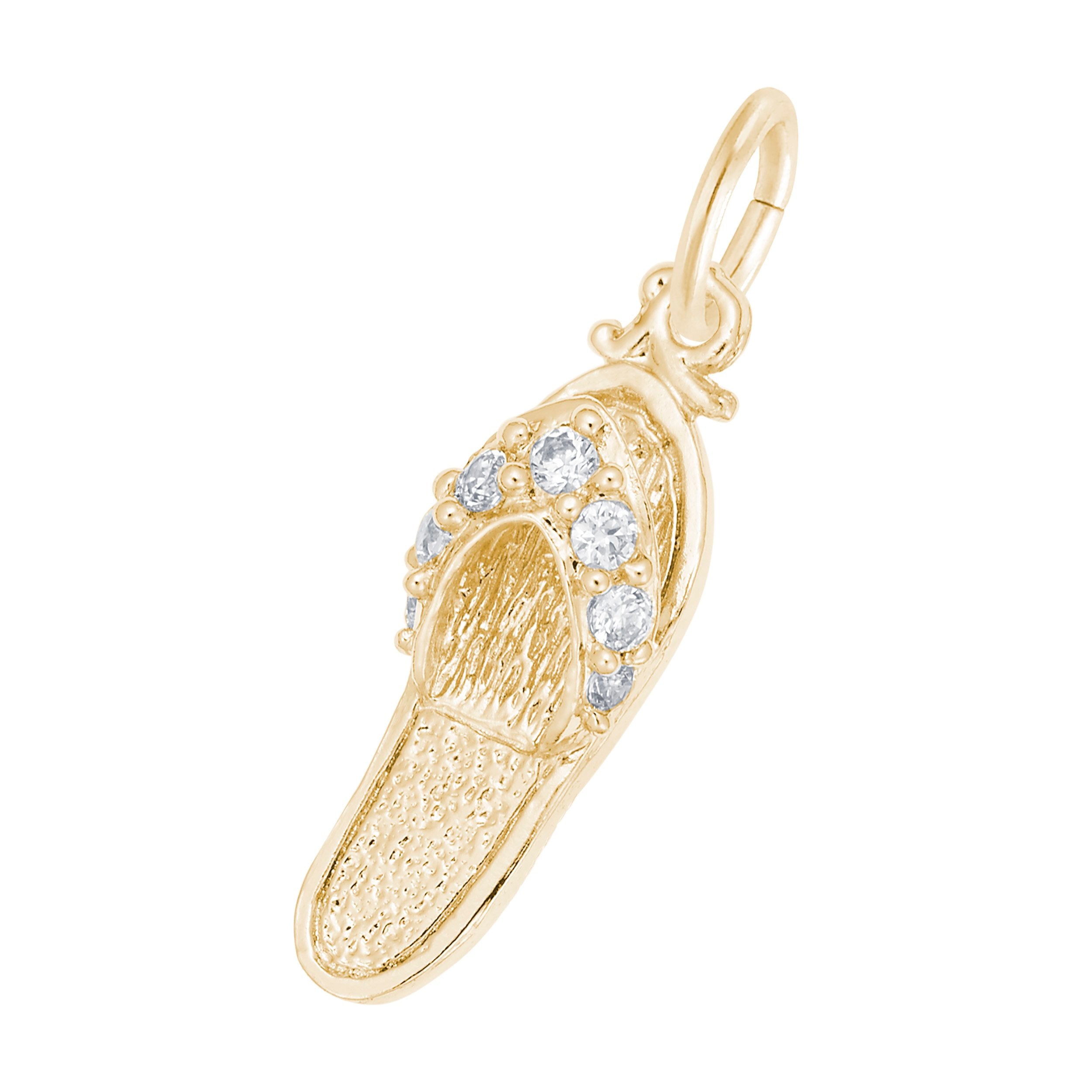 Rembrandt Charms - Sandal with Birthstones Charm Series - 2730