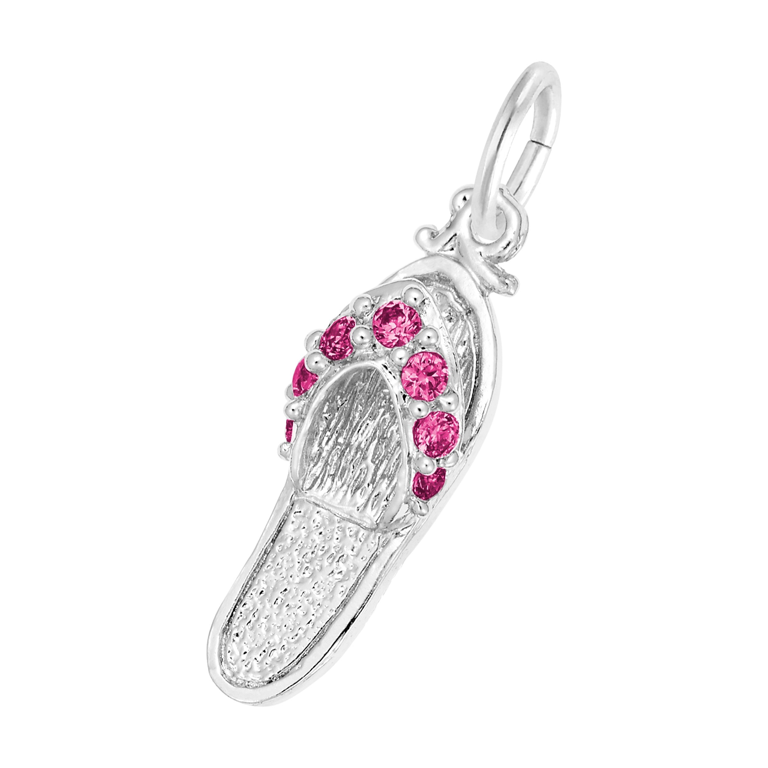 Rembrandt Charms - Sandal with Birthstones Charm Series - 2730