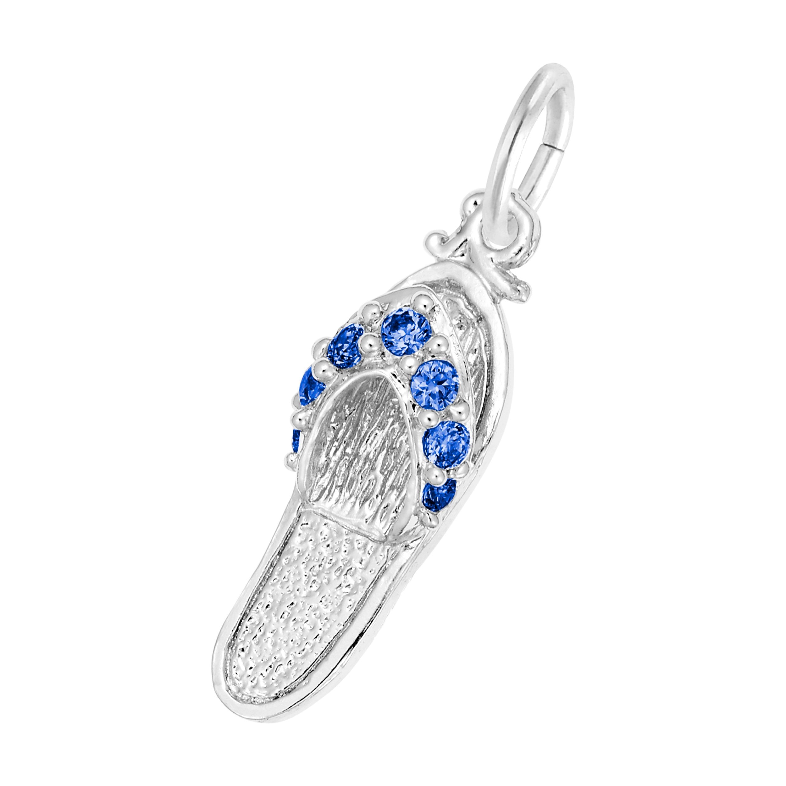 Rembrandt Charms - Sandal with Birthstones Charm Series - 2730