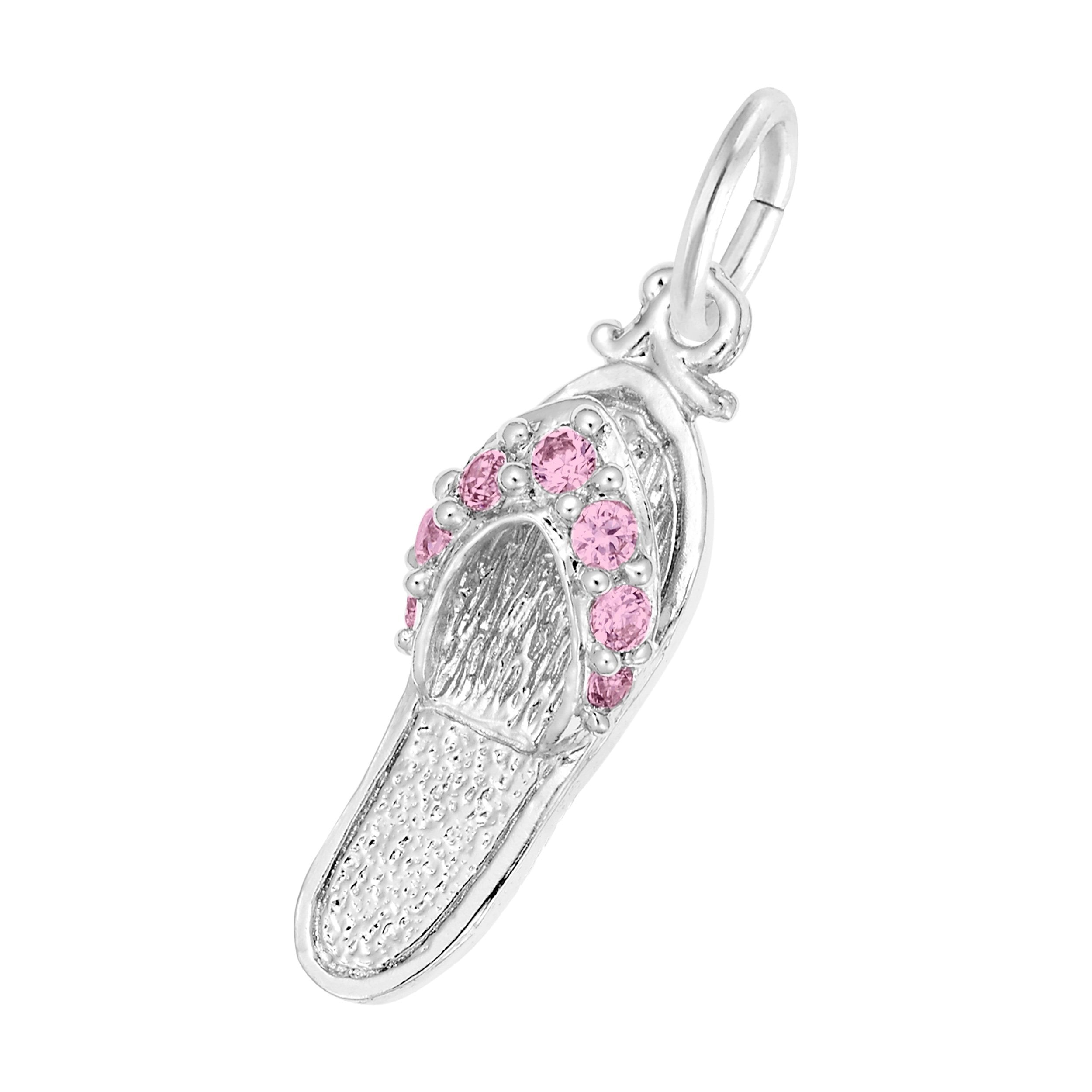 Rembrandt Charms - Sandal with Birthstones Charm Series - 2730
