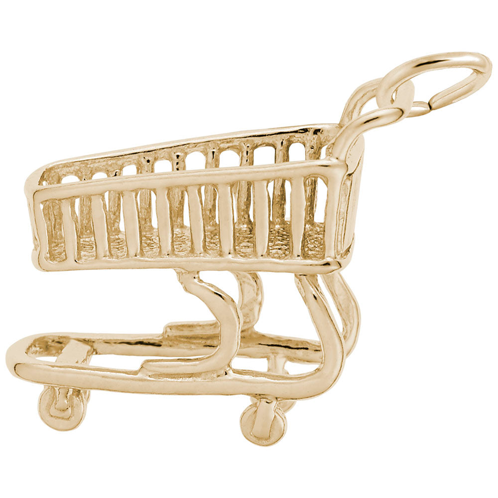 Rembrandt Charms - Shopping Cart Charm - 2989 Rembrandt Charms Charm Birmingham Jewelry 
