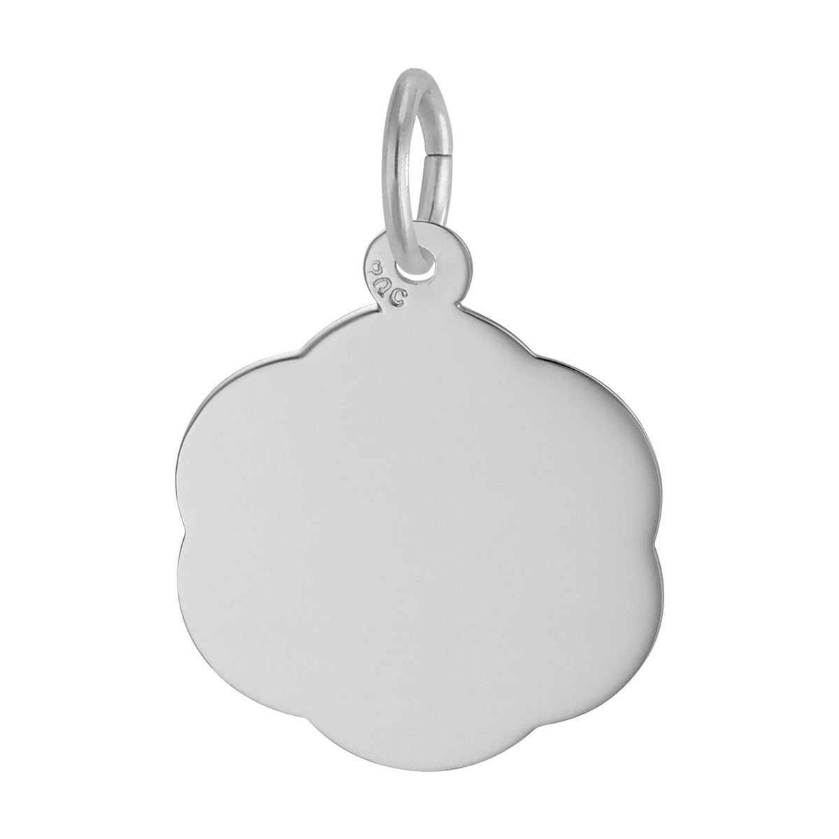 Rembrandt Charms - Godmother Scalloped Disc Charm - 3207 Rembrandt Charms Charm Birmingham Jewelry 