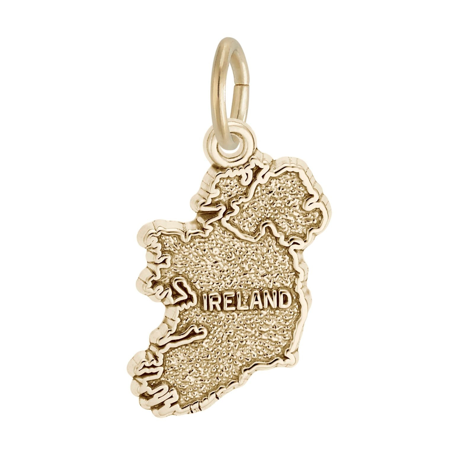 Rembrandt Charms - Ireland Map Charm - 3468 Rembrandt Charms Charm Birmingham Jewelry 