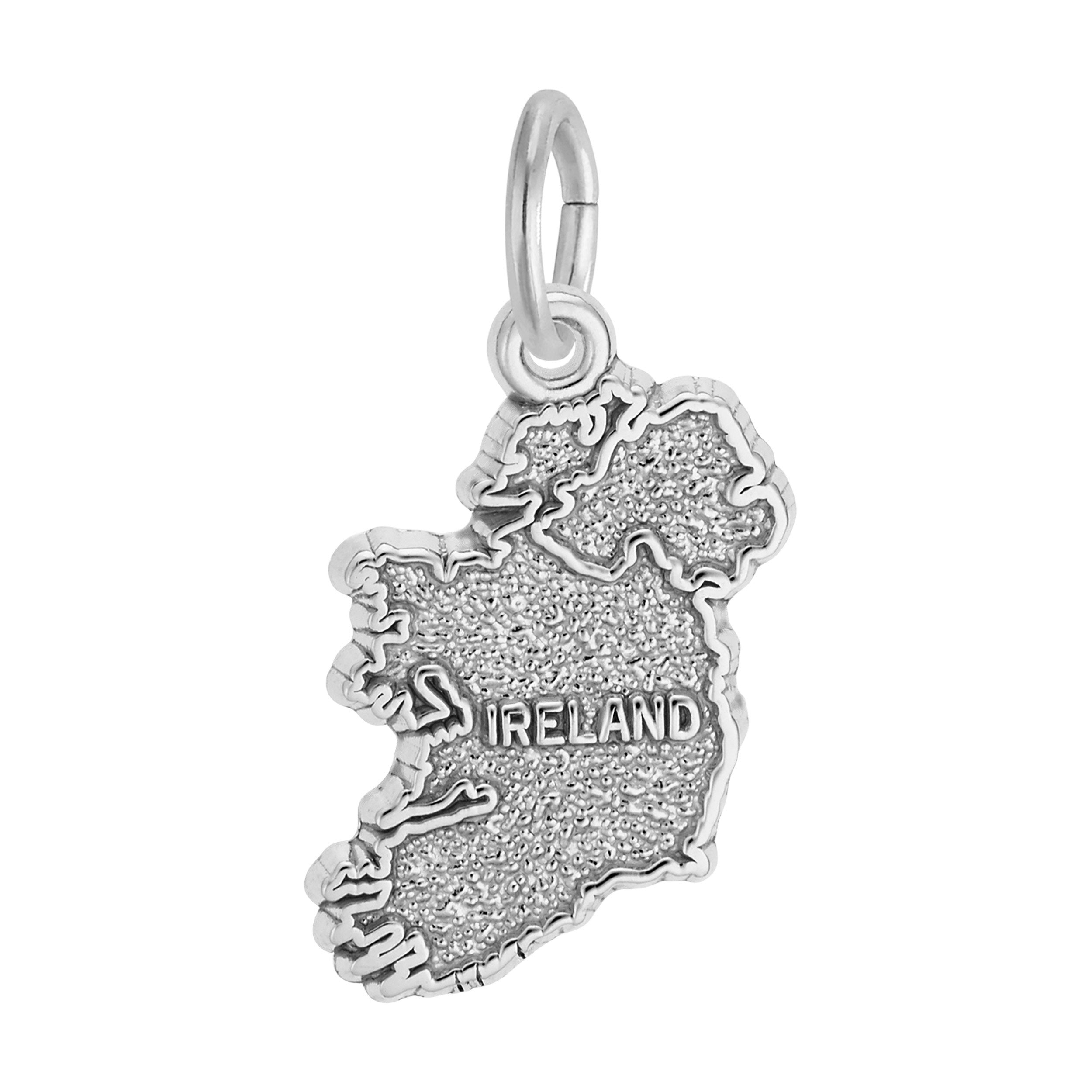 Rembrandt Charms - Ireland Map Charm - 3468 Rembrandt Charms Charm Birmingham Jewelry 