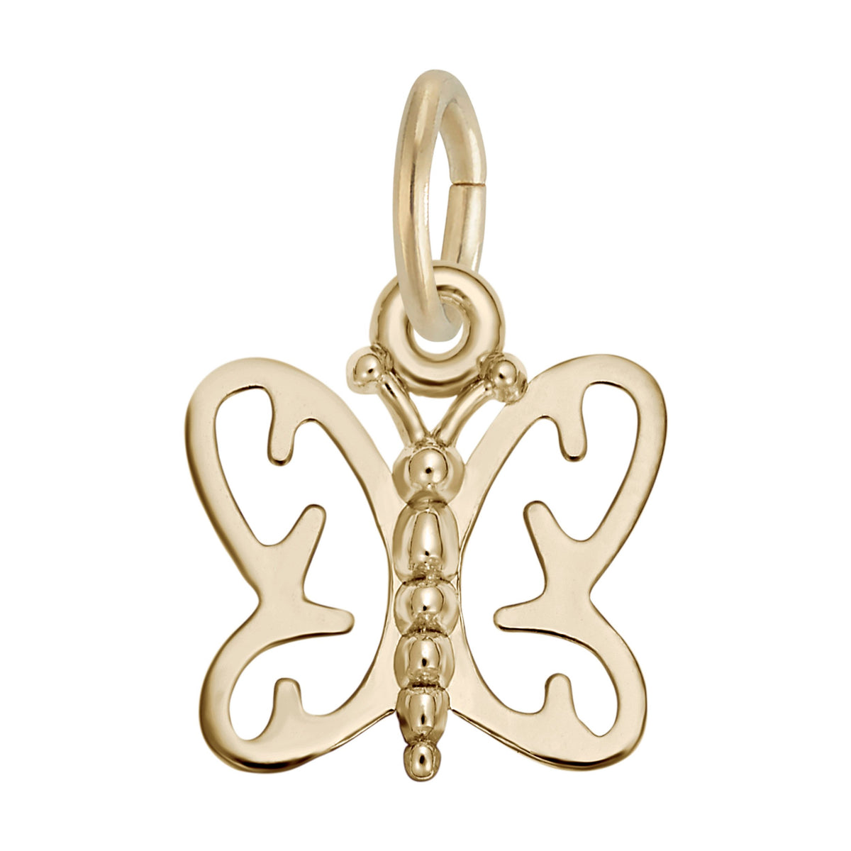 Rembrandt Charms - Small Butterfly Charm - 4501 Rembrandt Charms Charm Birmingham Jewelry 
