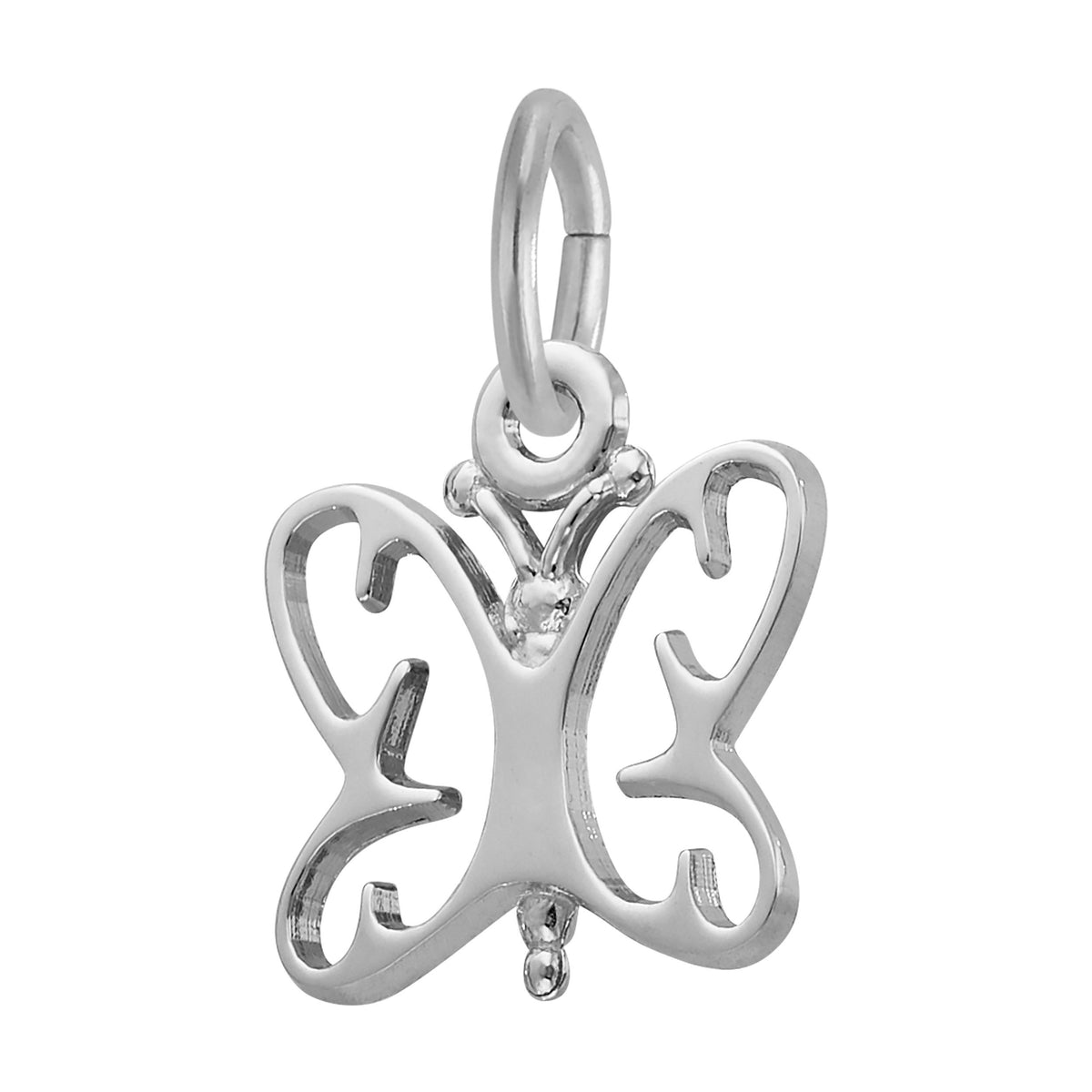 Rembrandt Charms - Small Butterfly Charm - 4501 Rembrandt Charms Charm Birmingham Jewelry 