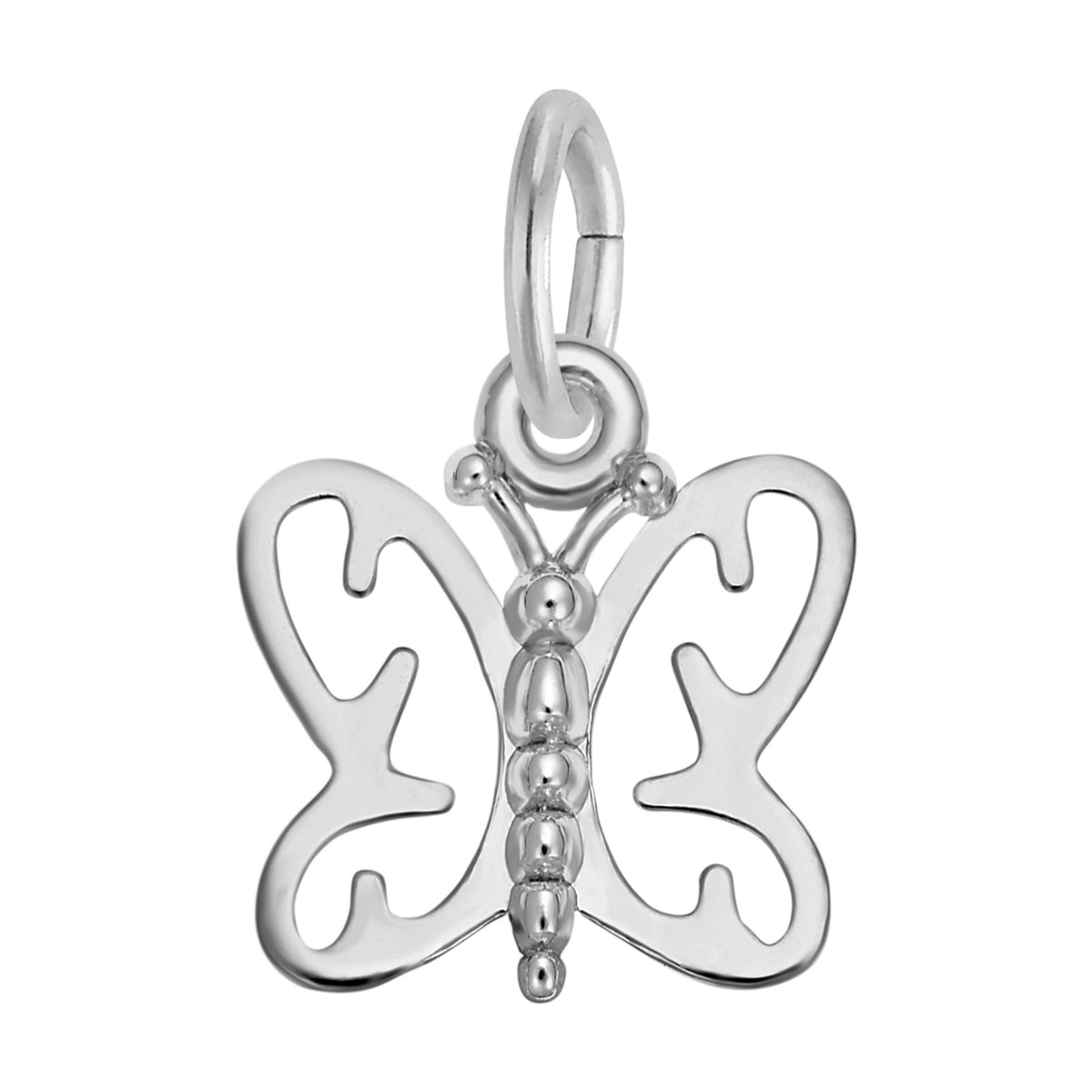 Rembrandt Charms - Small Butterfly Charm - 4501 Rembrandt Charms Charm Birmingham Jewelry 