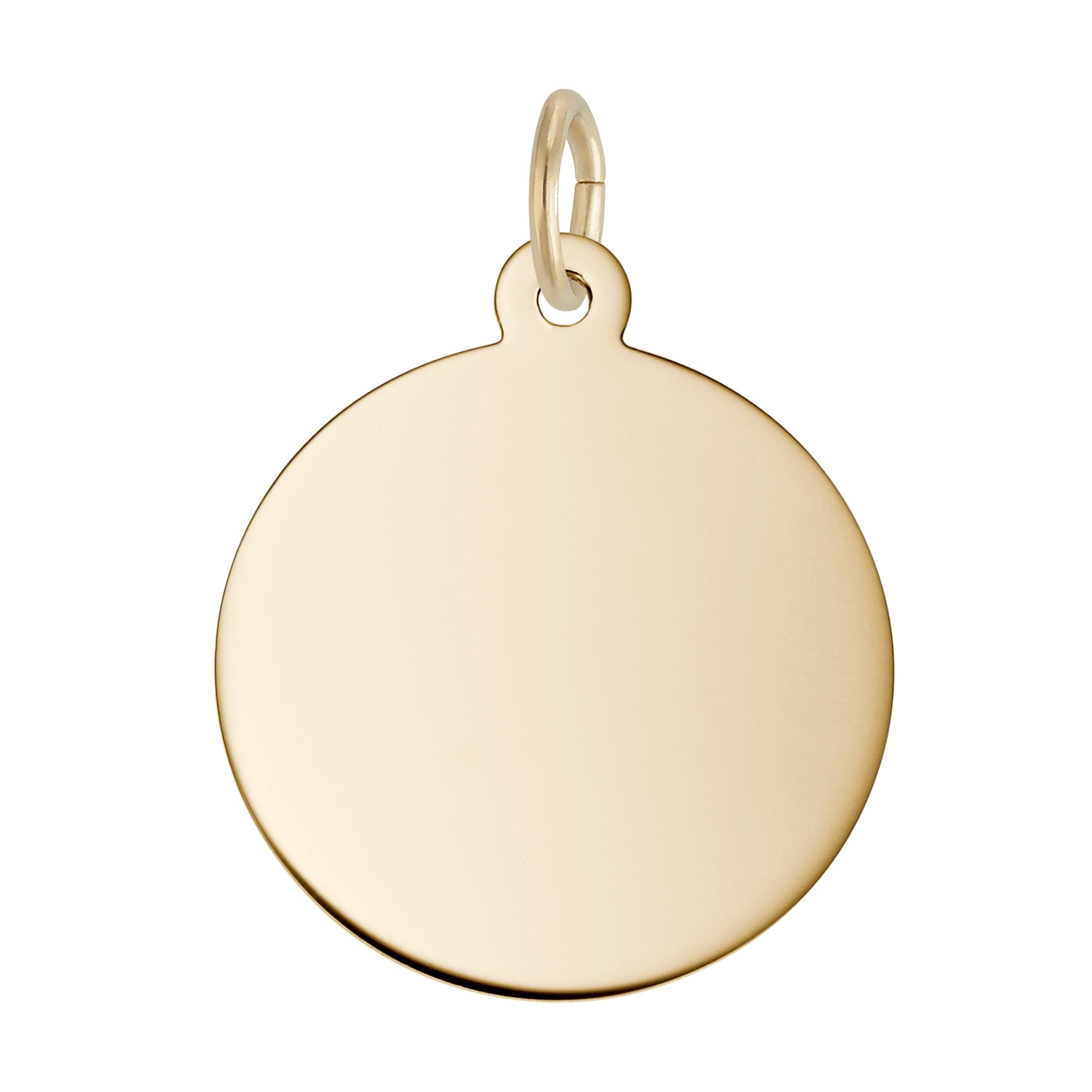 Rembrandt Charms - Small Round Disc Classic Series Charm - 4600 Rembrandt Charms Charm Birmingham Jewelry 