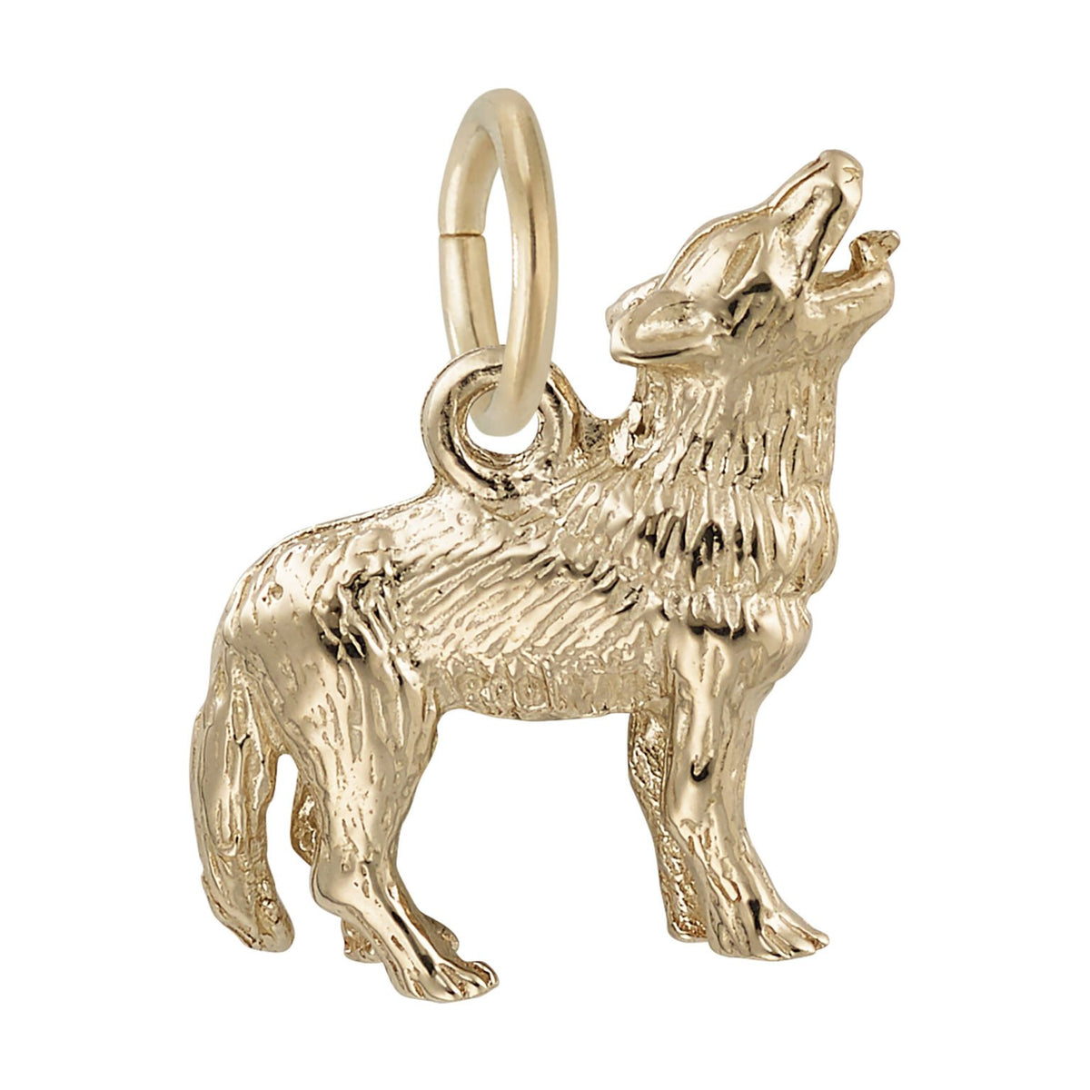 Rembrandt Charms - Wolf Charm - 6185 Rembrandt Charms Charm Birmingham Jewelry 