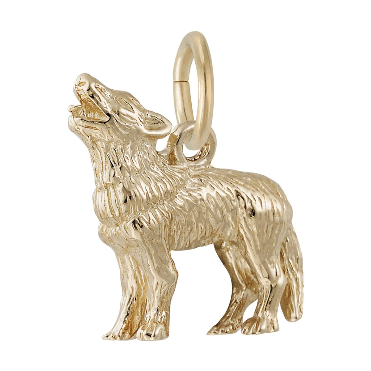 Rembrandt Charms - Wolf Charm - 6185 Rembrandt Charms Charm Birmingham Jewelry 