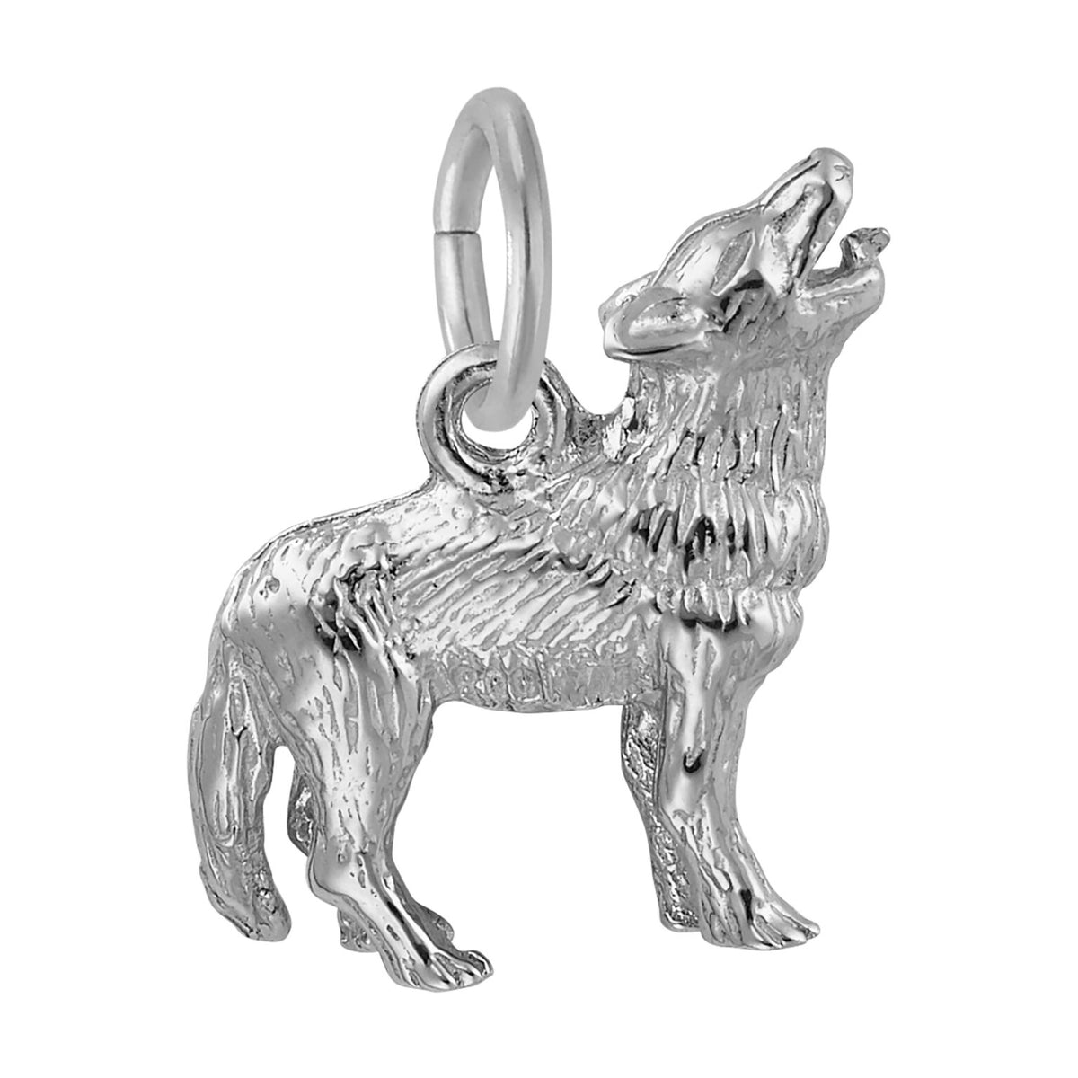 Rembrandt Charms - Wolf Charm - 6185 Rembrandt Charms Charm Birmingham Jewelry 