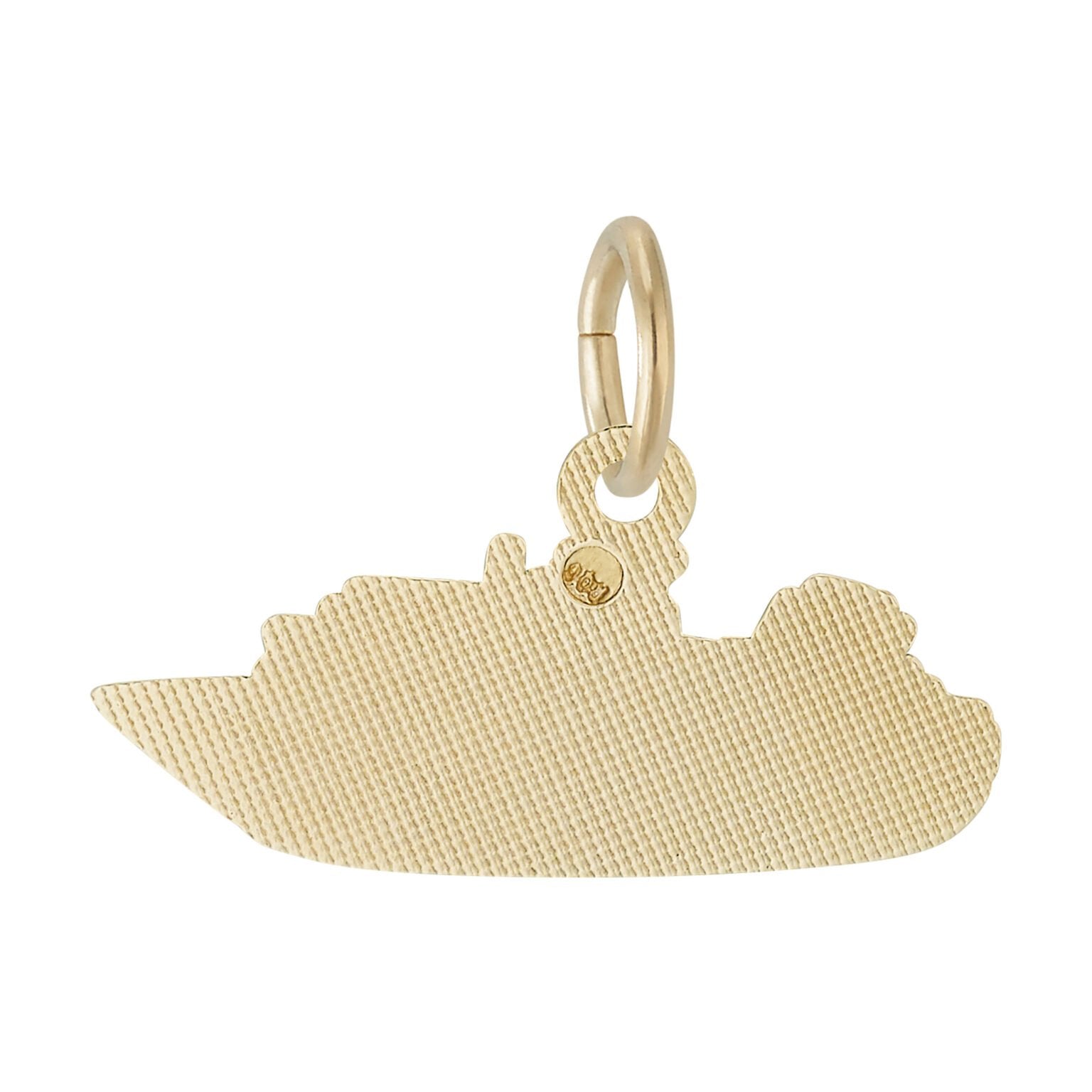Rembrandt Charms - Flat Cruise Ship Charm - 6580 Rembrandt Charms Charm Birmingham Jewelry 