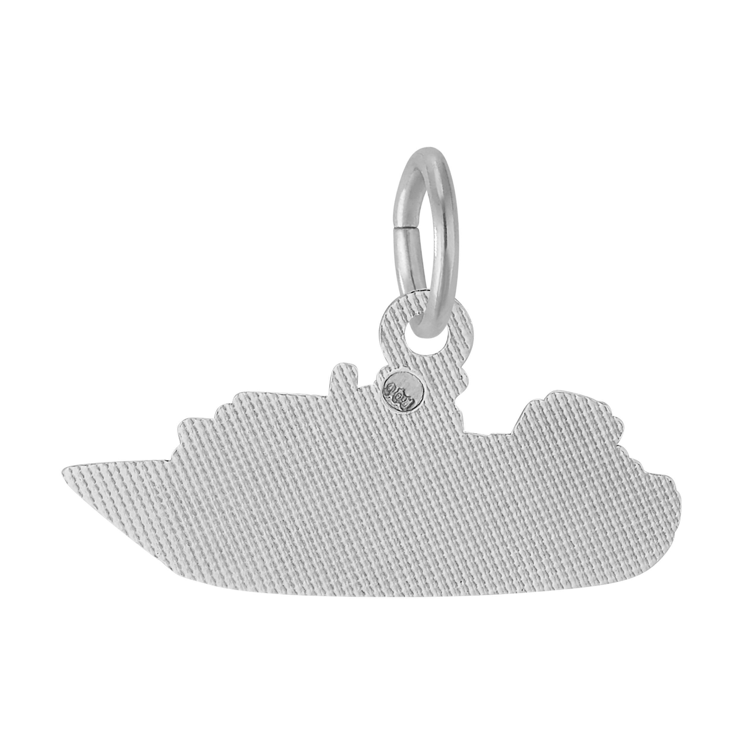 Rembrandt Charms - Flat Cruise Ship Charm - 6580 Rembrandt Charms Charm Birmingham Jewelry 
