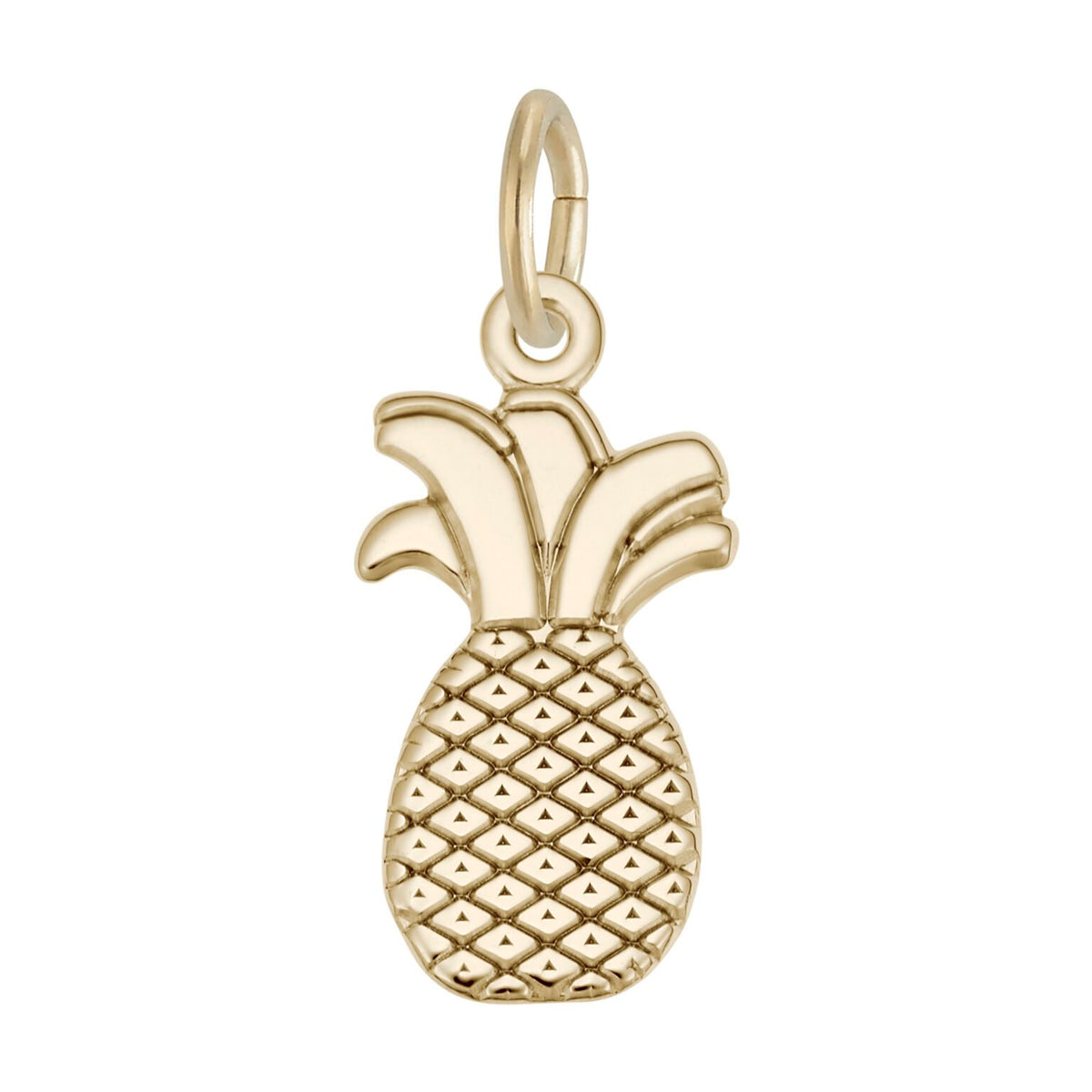 Rembrandt Charms - Flat Pineapple Charm - 7777