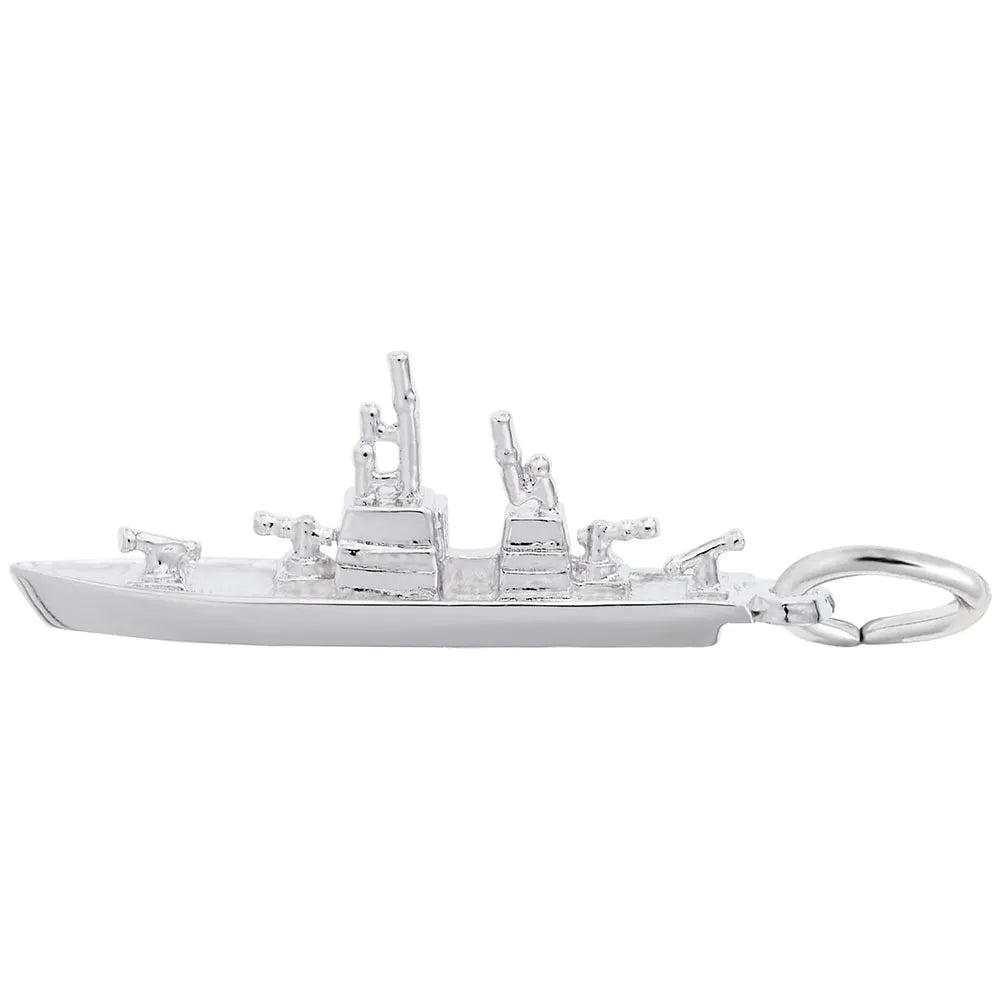 Rembrandt Charms - Naval Ship Charm - 8114 Rembrandt Charms Charm Birmingham Jewelry 