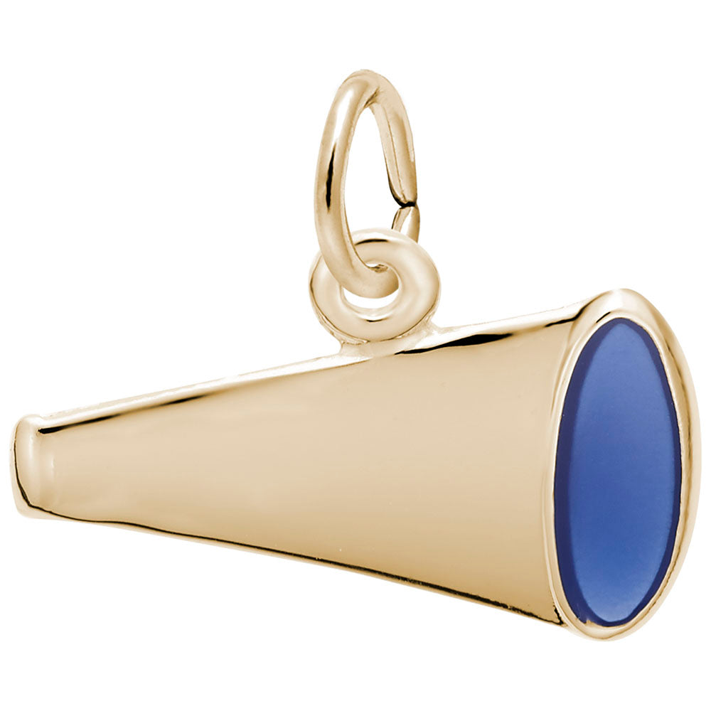 Rembrandt Charms - Flat Painted Megaphone Charm - 8130