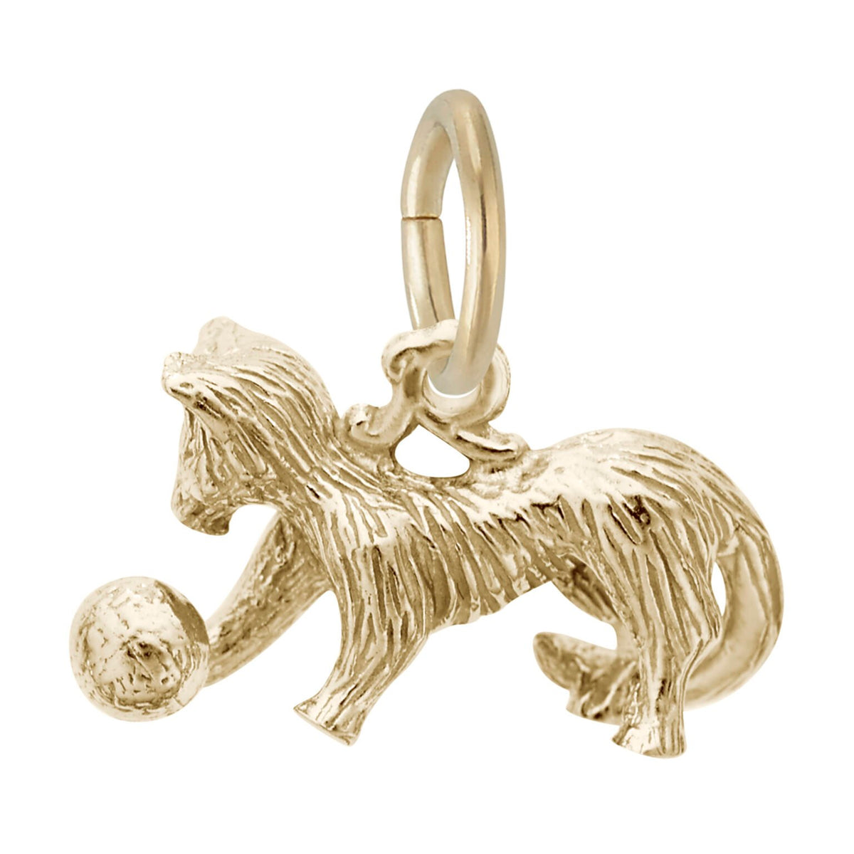 Rembrandt Charms - Playful Cat Charm - 8139 Rembrandt Charms Charm Birmingham Jewelry 