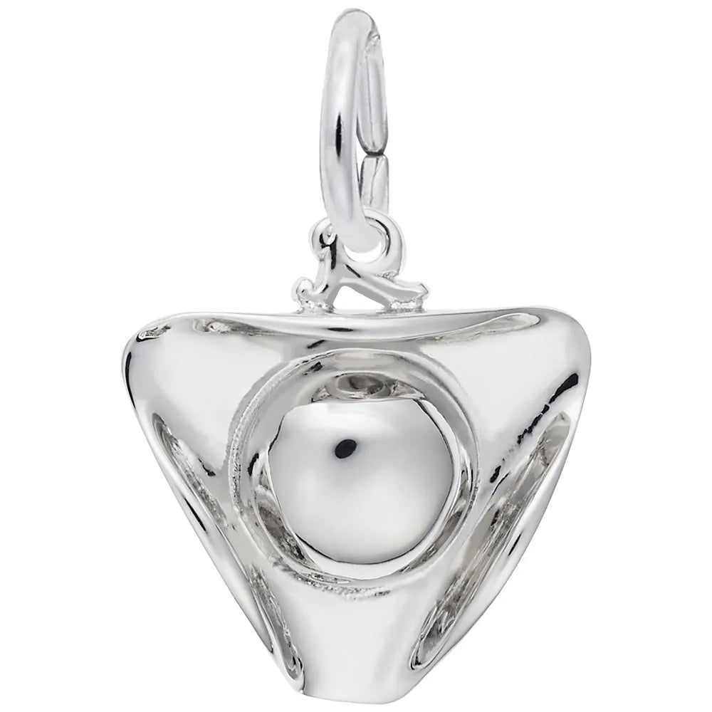 Rembrandt Charms - Tri Corner Hat Charm - 8202