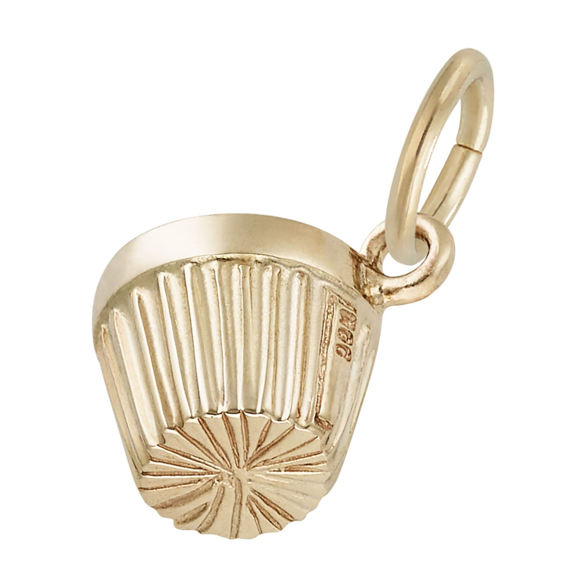 Rembrandt Charms - Cupcake Pink Charm - 8342 Rembrandt Charms Charm Birmingham Jewelry 