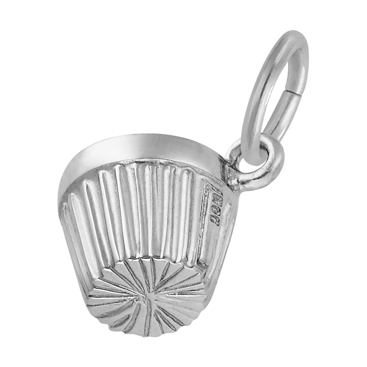 Rembrandt Charms - Cupcake Pink Charm - 8342 Rembrandt Charms Charm Birmingham Jewelry 