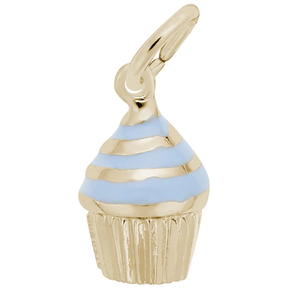 Rembrandt Charms - Swirl Cupcake Charm - 8369