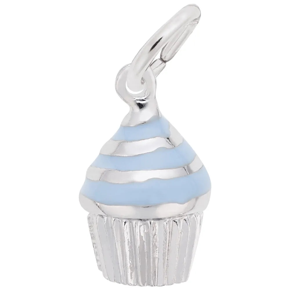 Rembrandt Charms - Swirl Cupcake Charm - 8369