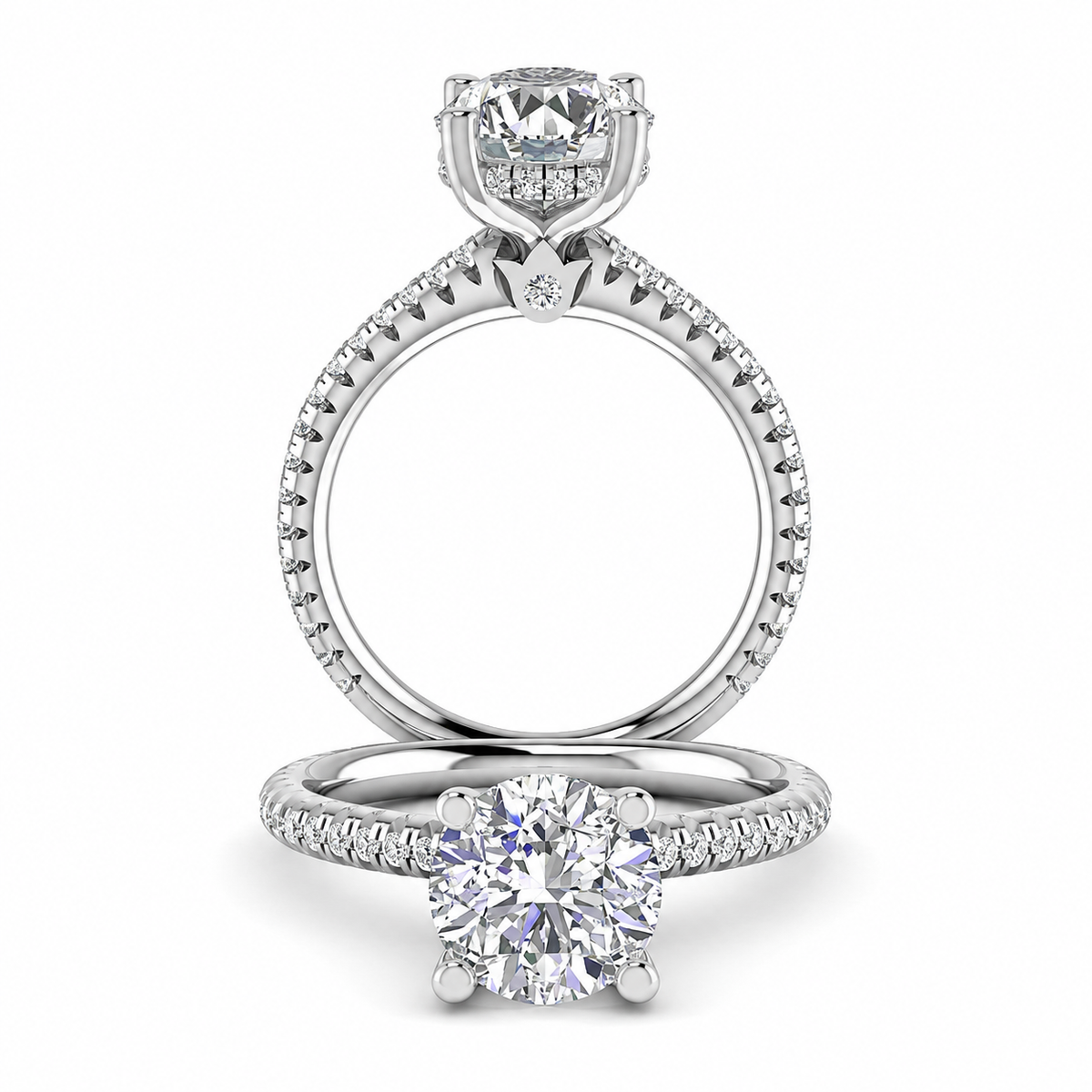 RENAISSANCE-999DBR-1.2 VERRAGIO Engagement Ring Birmingham Jewelry Verragio Jewelry | Diamond Engagement Ring RENAISSANCE-986R