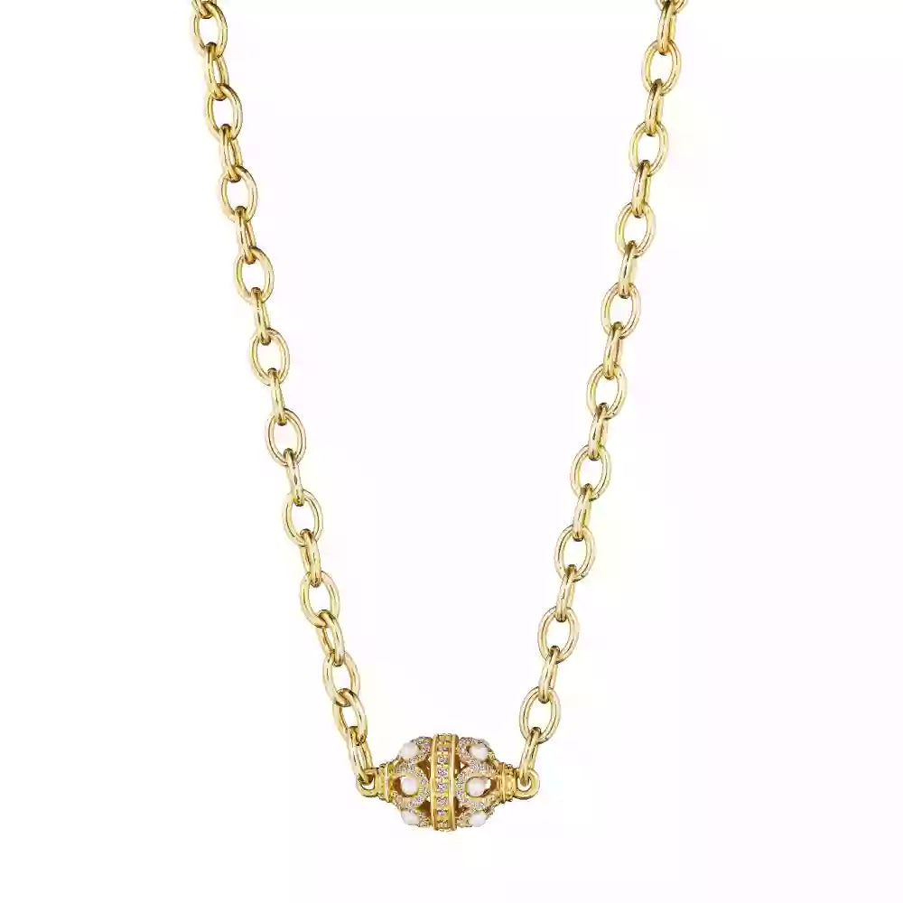 DEVOTION J-0312820-YN VERRAGIO FINE JEWELRY Necklace Birmingham Jewelry Verragio Fine Jewelry | Diamond And Pearl Necklace DEVOTION J-0312820-YN