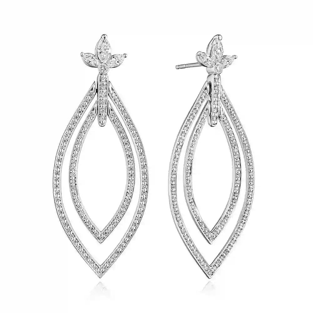 VANGUARD J-0431709-WE VERRAGIO FINE JEWELRY Earrings Birmingham Jewelry Verragio Fine Jewelry | Diamond Earrings VANGUARD J-0431709-WE