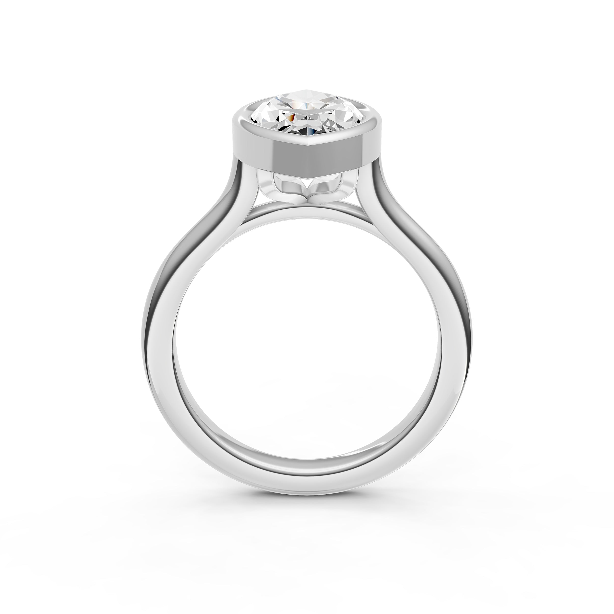 Bezel Cathedral Engagement Ring (Marquise) Birmingham Jewelry Engagement Ring Birmingham Jewelry 