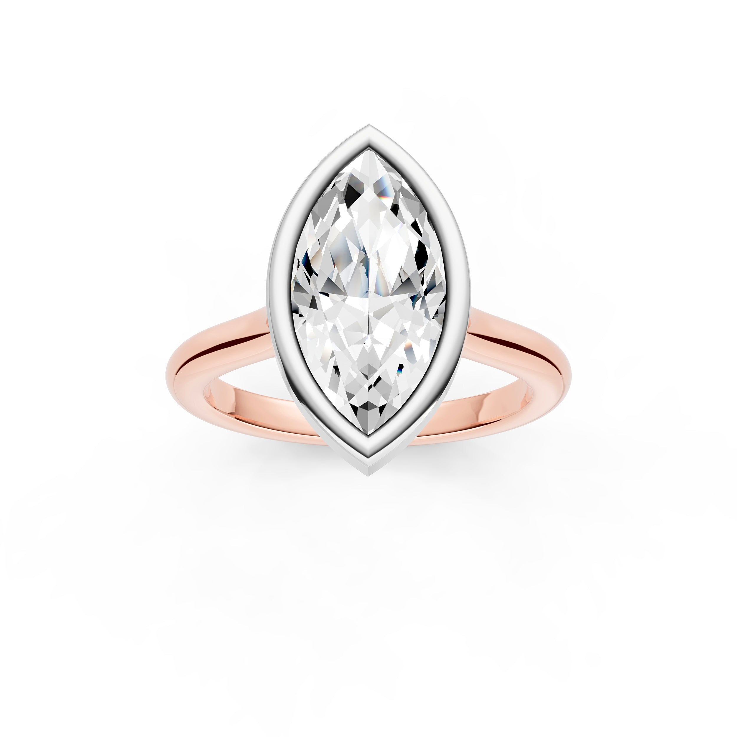 Bezel Cathedral Engagement Ring (Marquise) Birmingham Jewelry Engagement Ring Birmingham Jewelry 