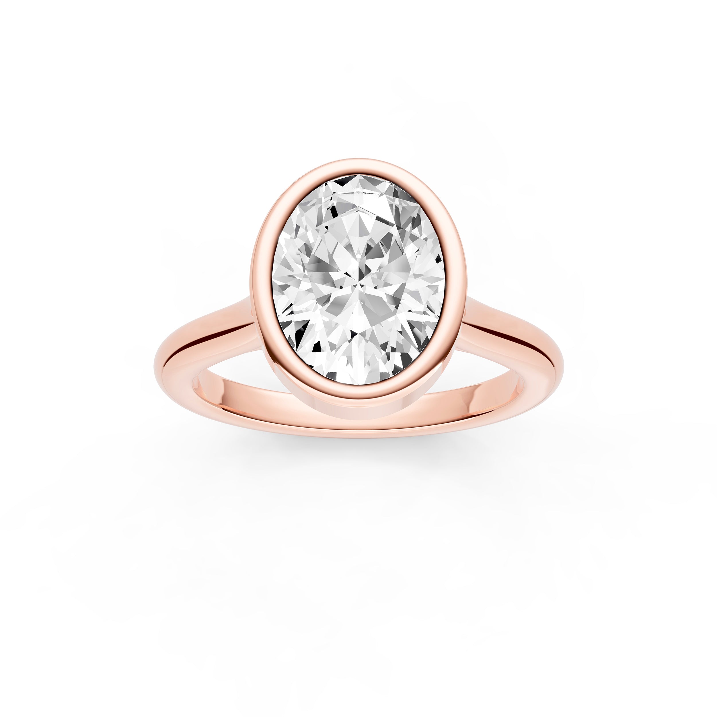 Bezel Cathedral Engagement Ring (Oval) Birmingham Jewelry Engagement Ring Birmingham Jewelry 