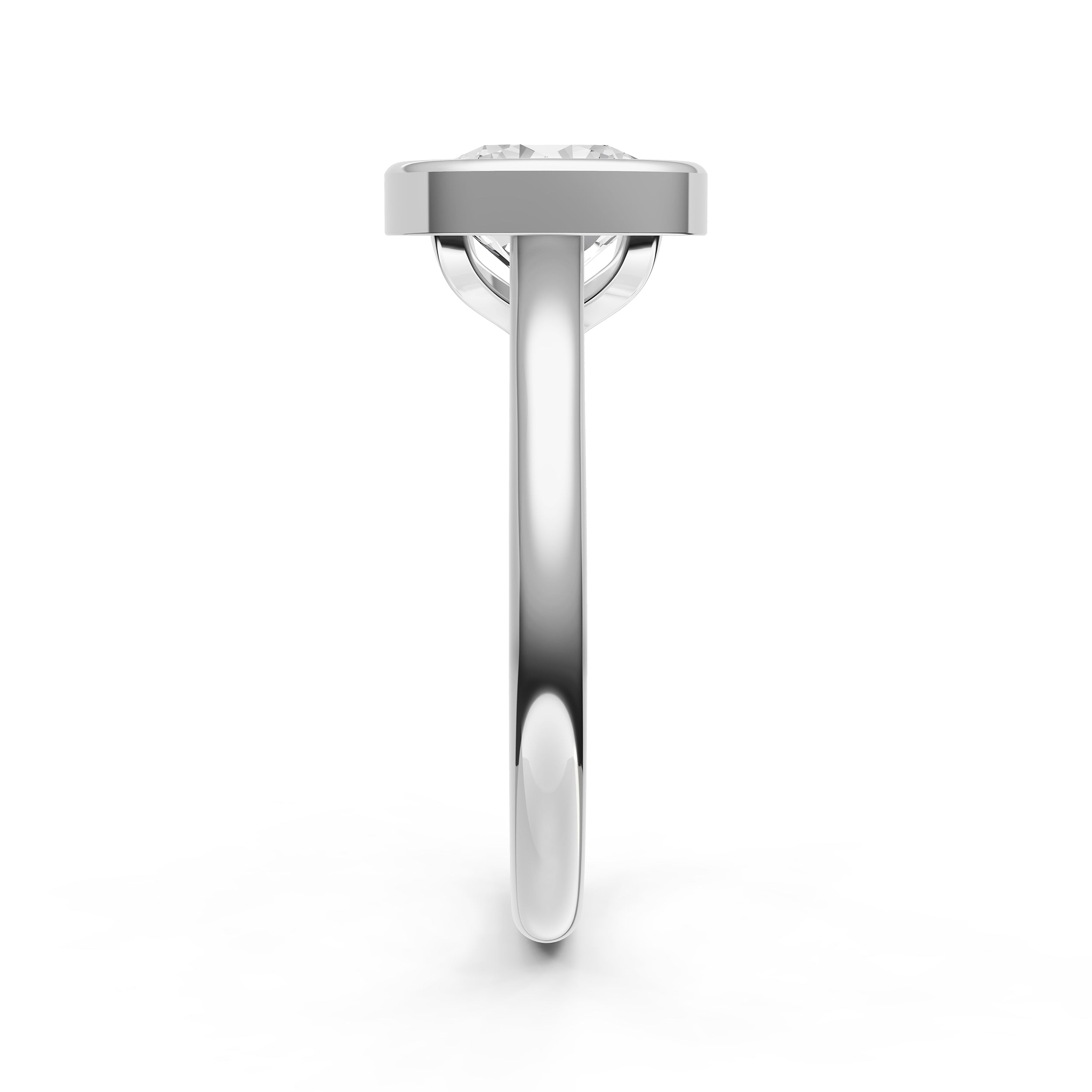 Bezel Cathedral Engagement Ring (Round) Birmingham Jewelry Engagement Ring Birmingham Jewelry 