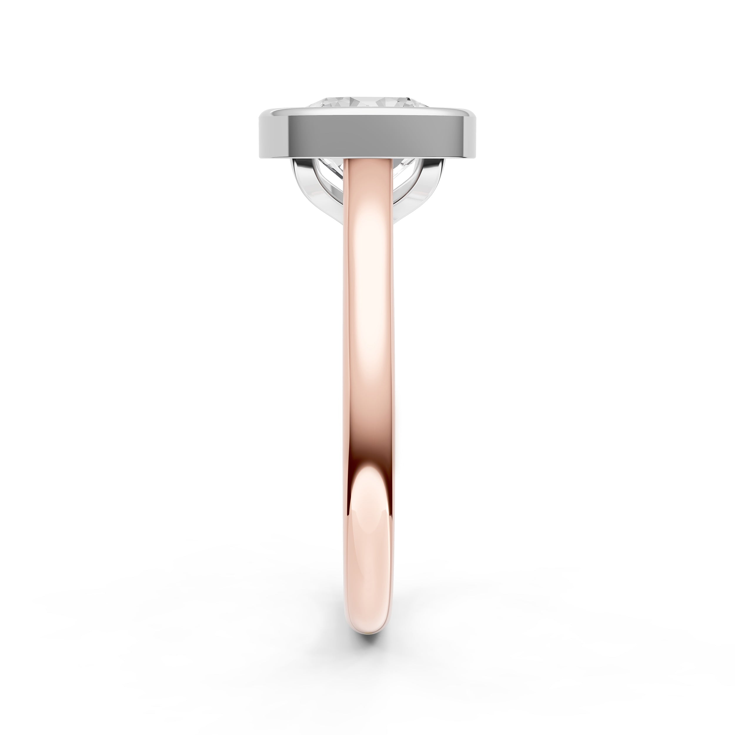 Bezel Cathedral Engagement Ring (Round) Birmingham Jewelry Engagement Ring Birmingham Jewelry 