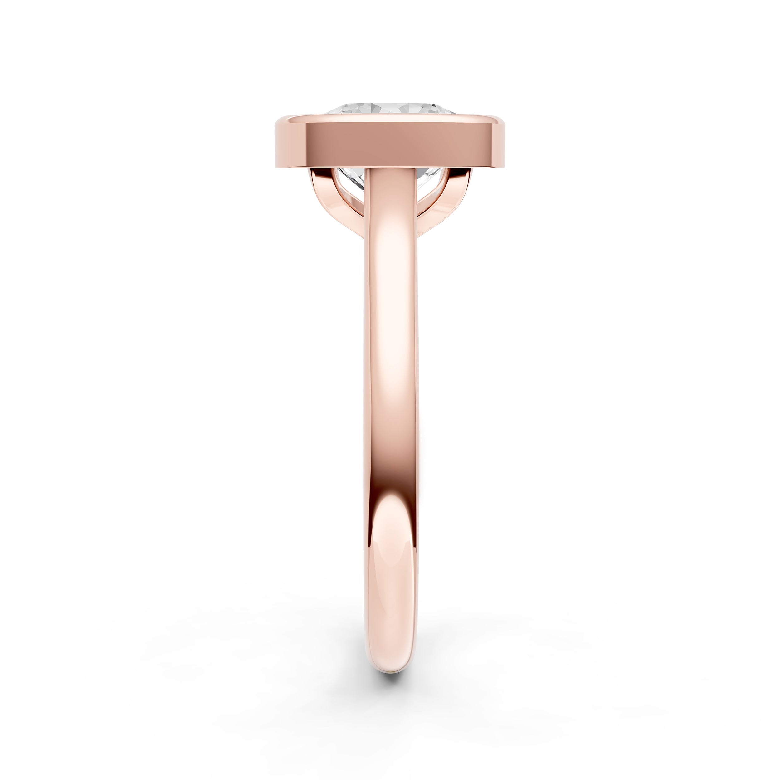 Bezel Cathedral Engagement Ring (Round) Birmingham Jewelry Engagement Ring Birmingham Jewelry 