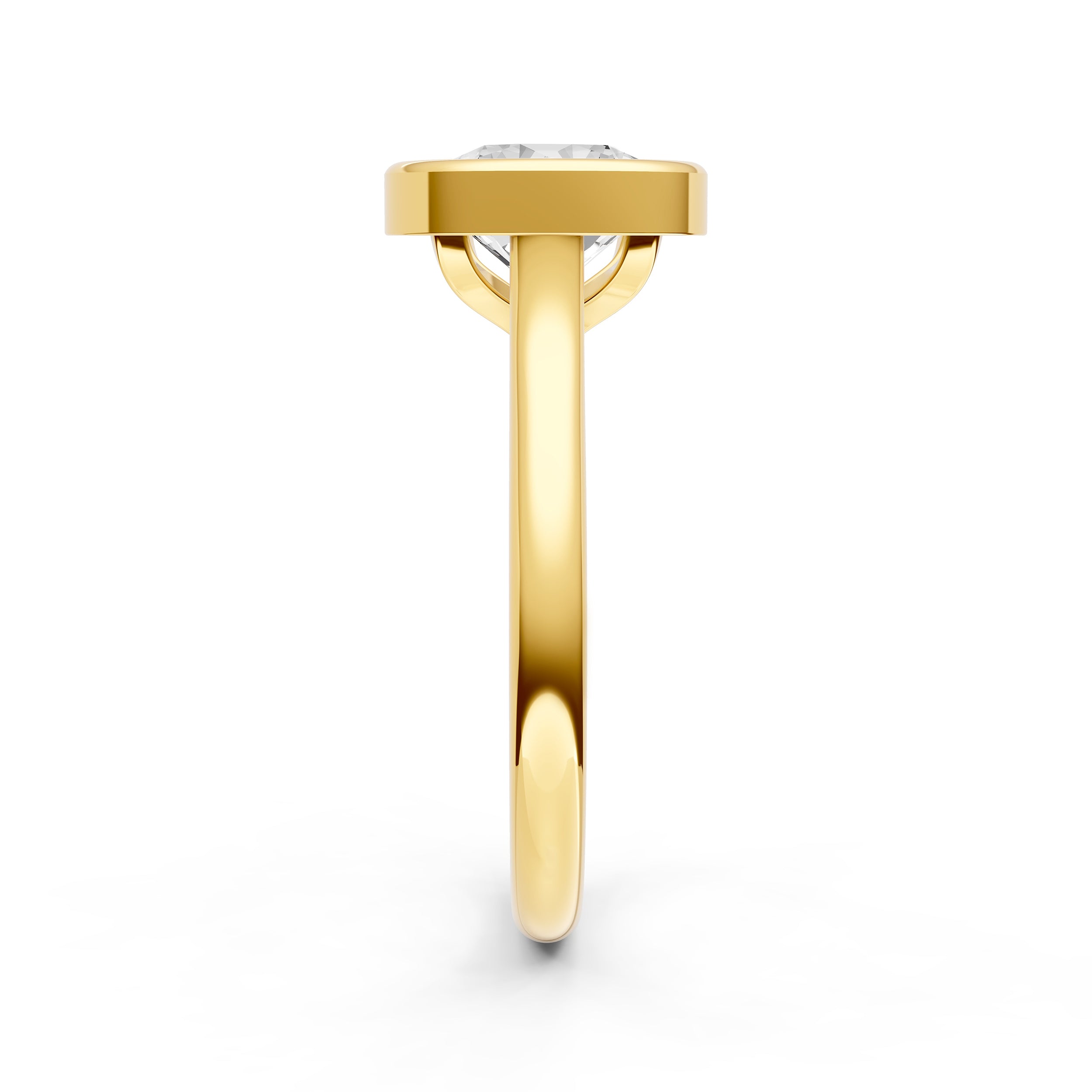 Bezel Cathedral Engagement Ring (Round) Birmingham Jewelry Engagement Ring Birmingham Jewelry 