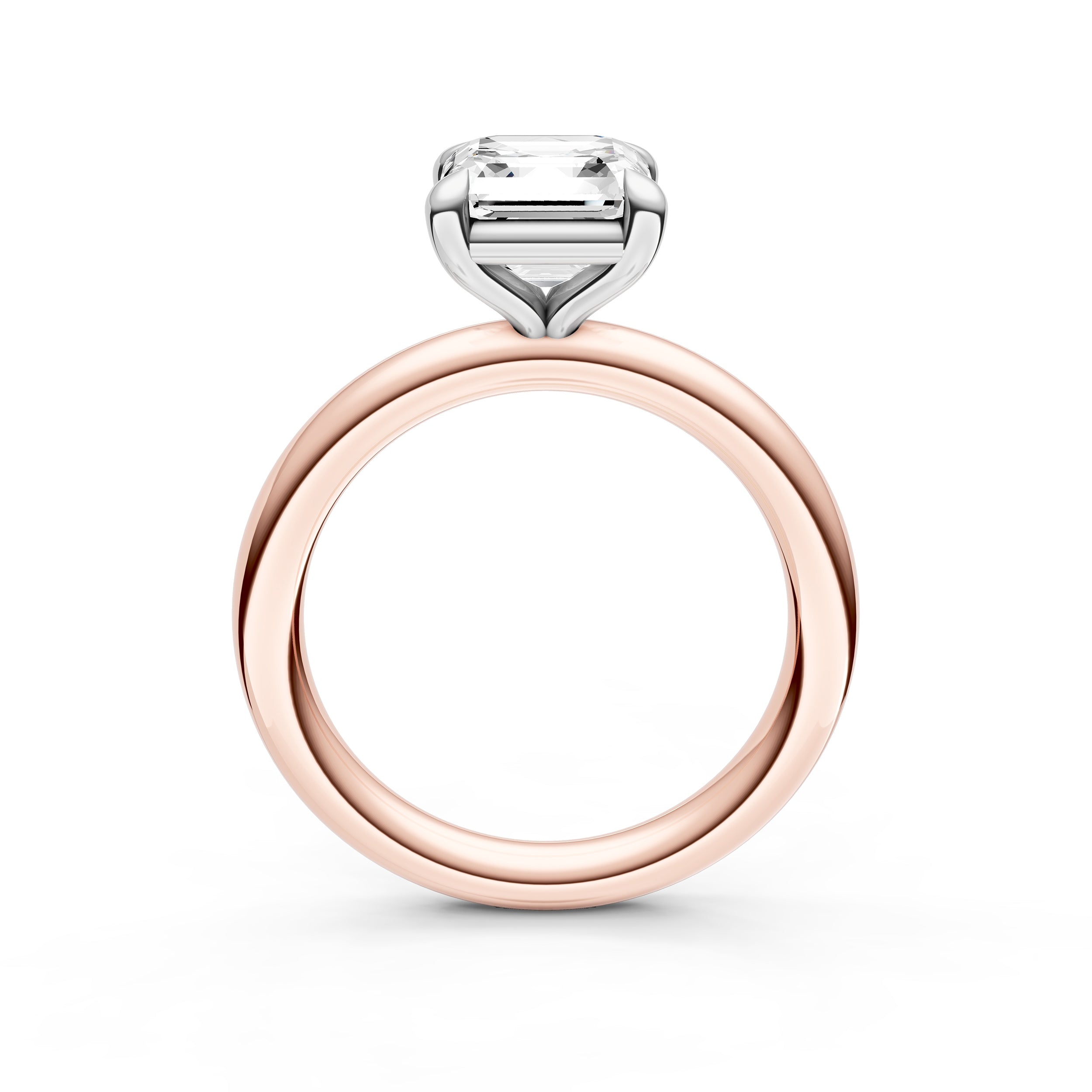 Classic Solitaire Engagement Ring (Asscher) Birmingham Jewelry Engagement Ring Birmingham Jewelry 