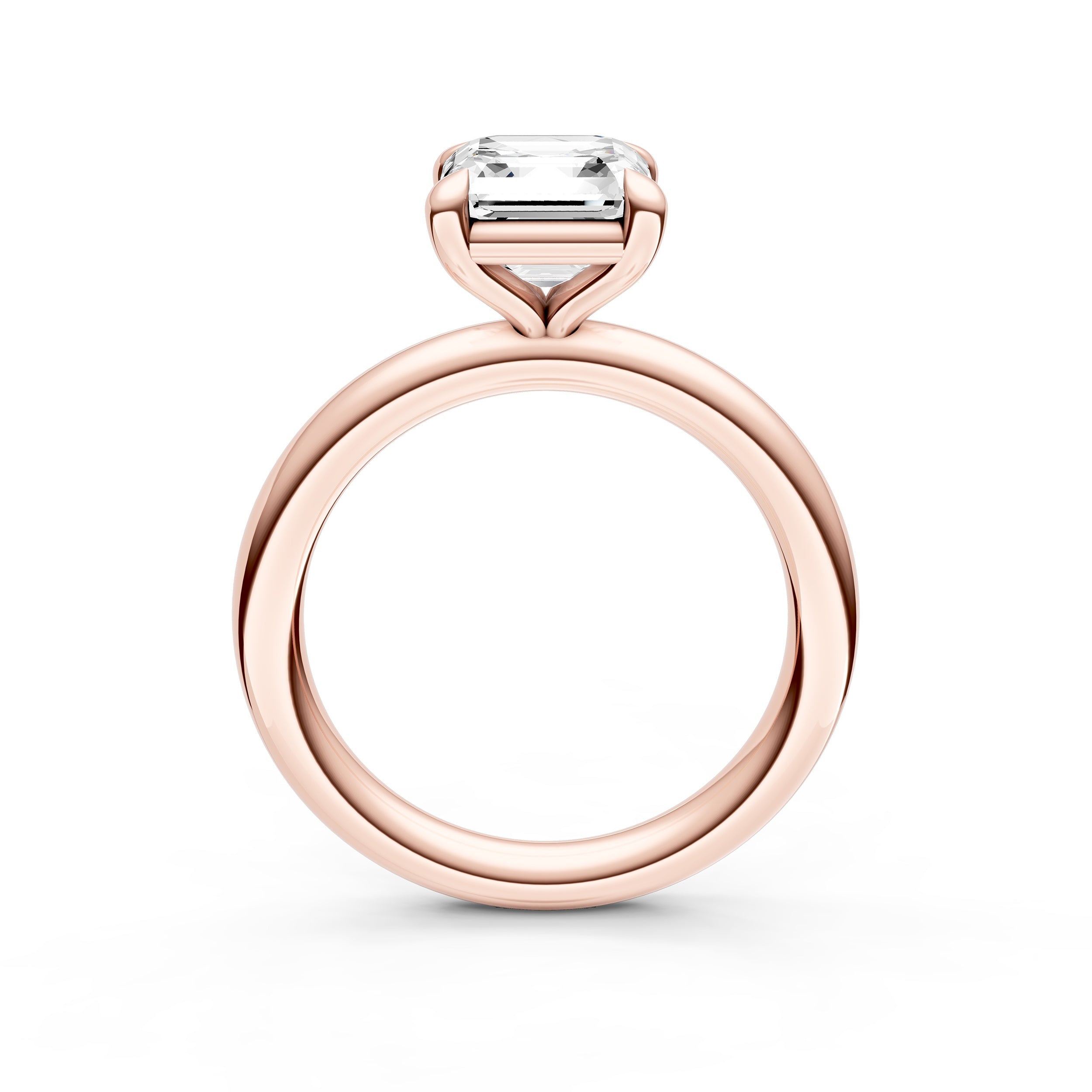 Classic Solitaire Engagement Ring (Asscher) Birmingham Jewelry Engagement Ring Birmingham Jewelry 