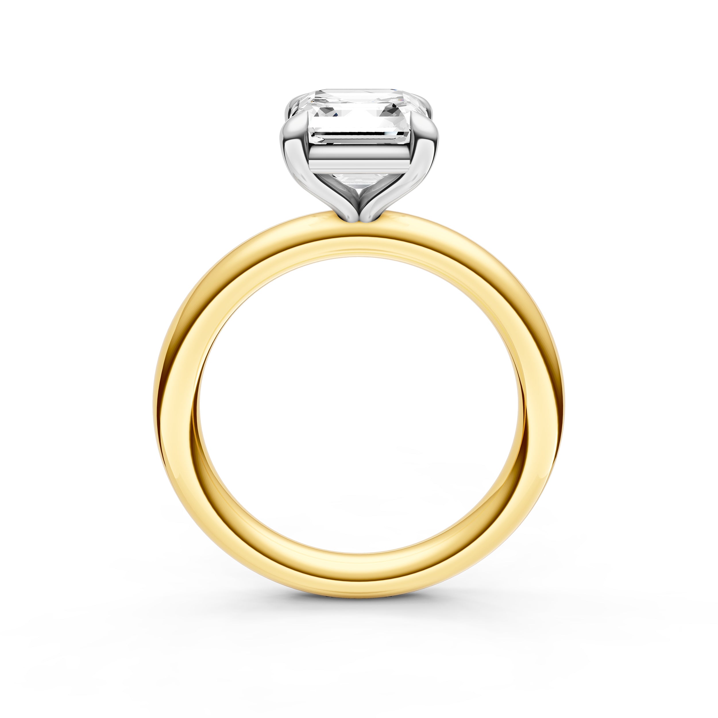 Classic Solitaire Engagement Ring (Asscher) Birmingham Jewelry Engagement Ring Birmingham Jewelry 