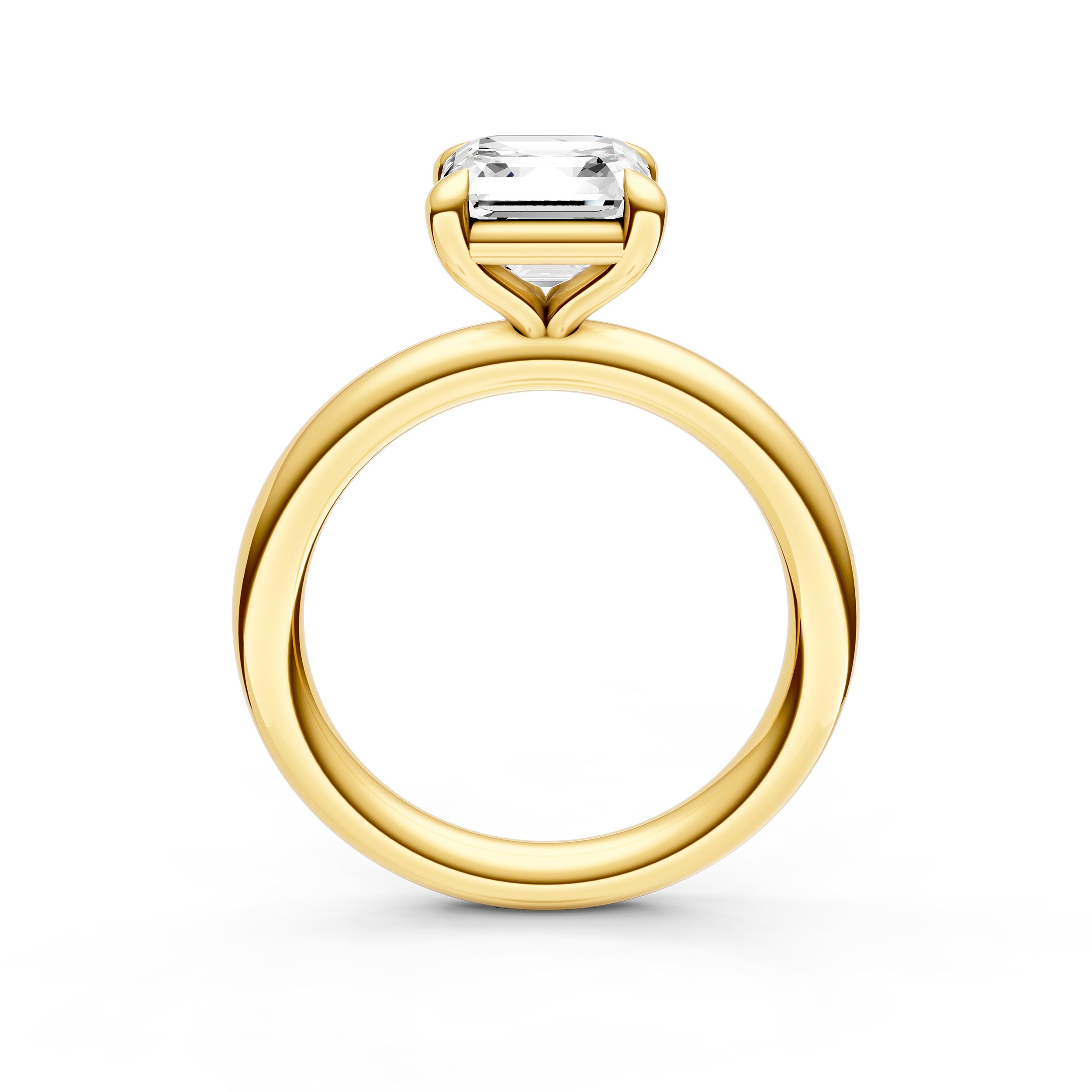 Classic Solitaire Engagement Ring (Asscher) Birmingham Jewelry Engagement Ring Birmingham Jewelry 