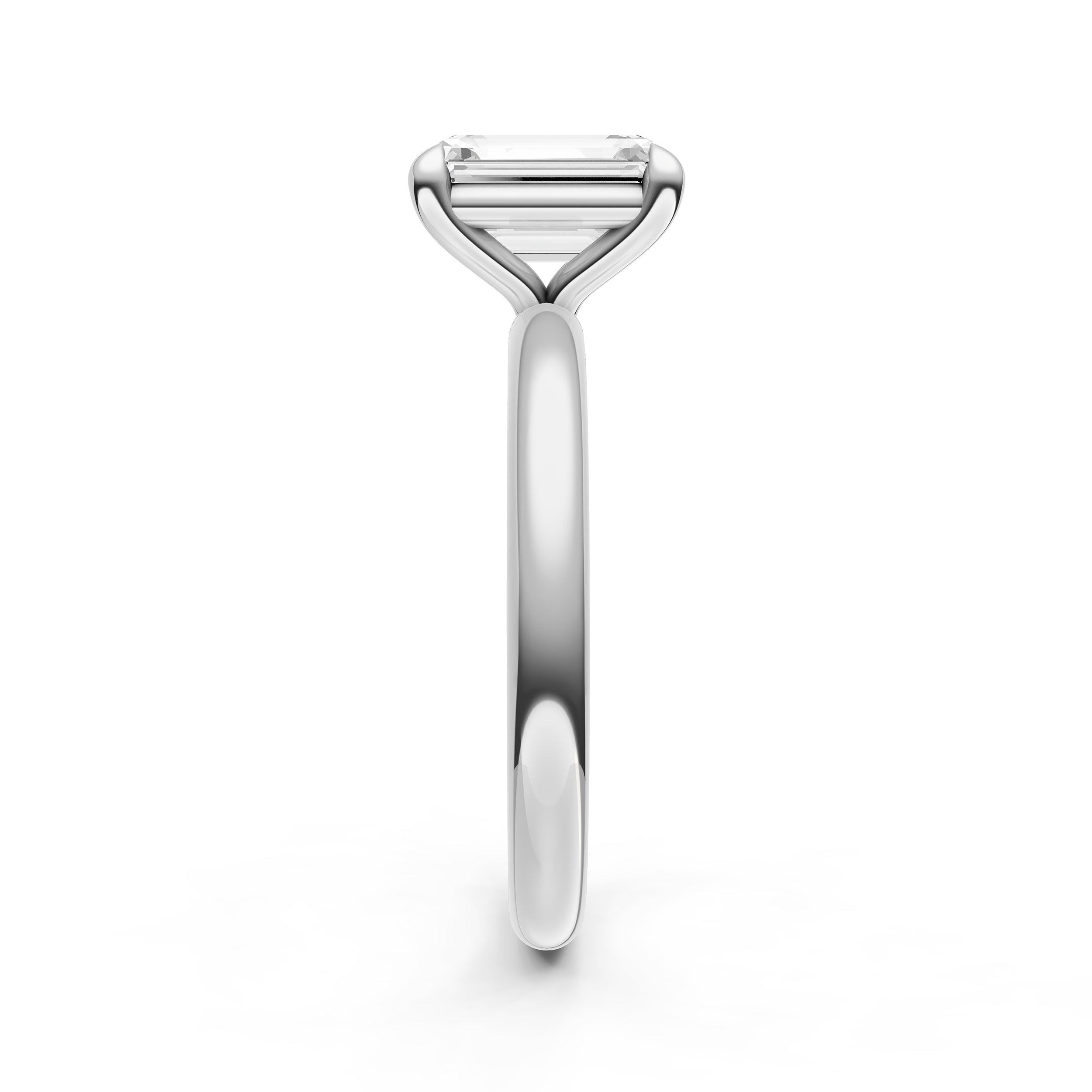 Classic Solitaire Engagement Ring (Emerald Cut) Birmingham Jewelry Engagement Ring Birmingham Jewelry 