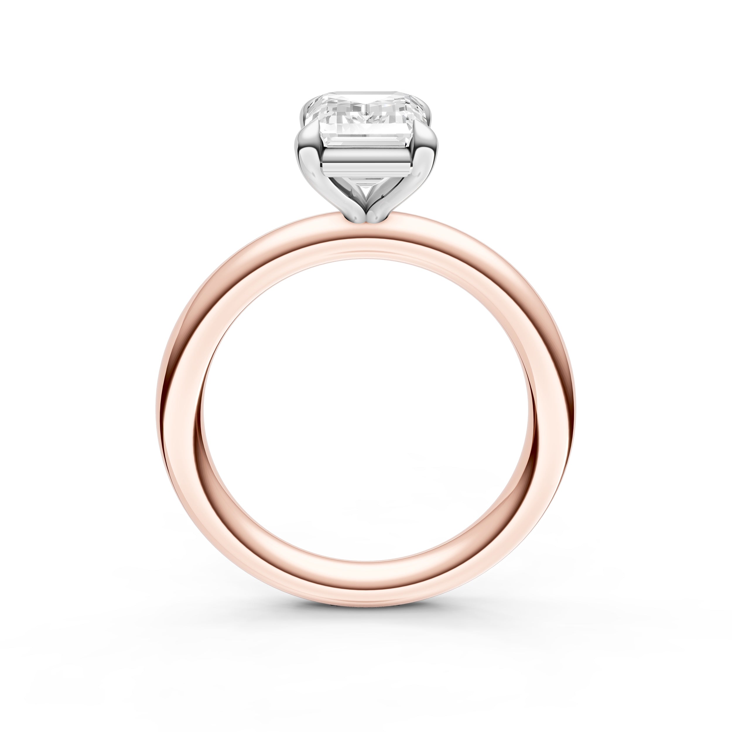 Classic Solitaire Engagement Ring (Emerald Cut) Birmingham Jewelry Engagement Ring Birmingham Jewelry 