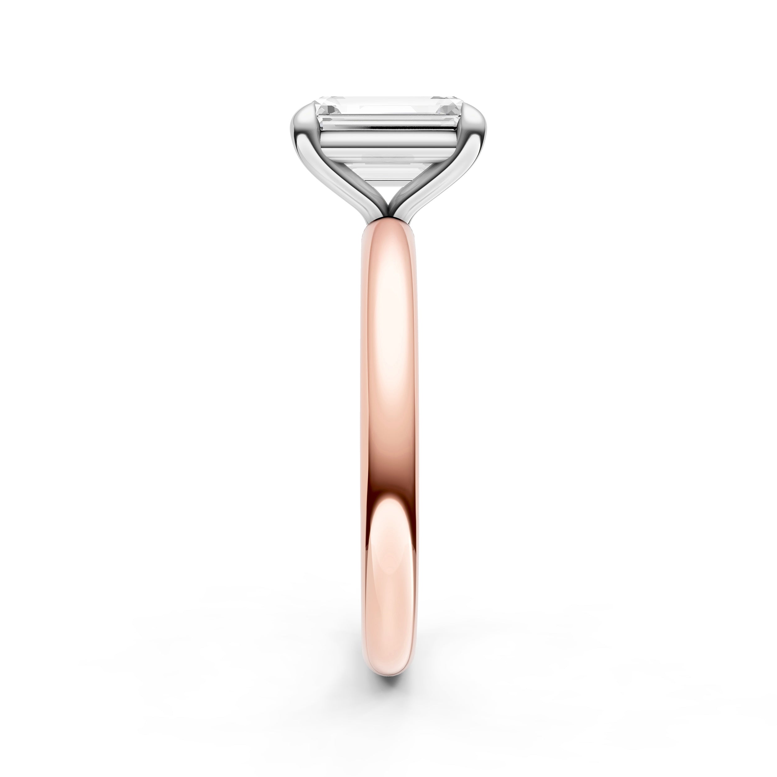 Classic Solitaire Engagement Ring (Emerald Cut) Birmingham Jewelry Engagement Ring Birmingham Jewelry 