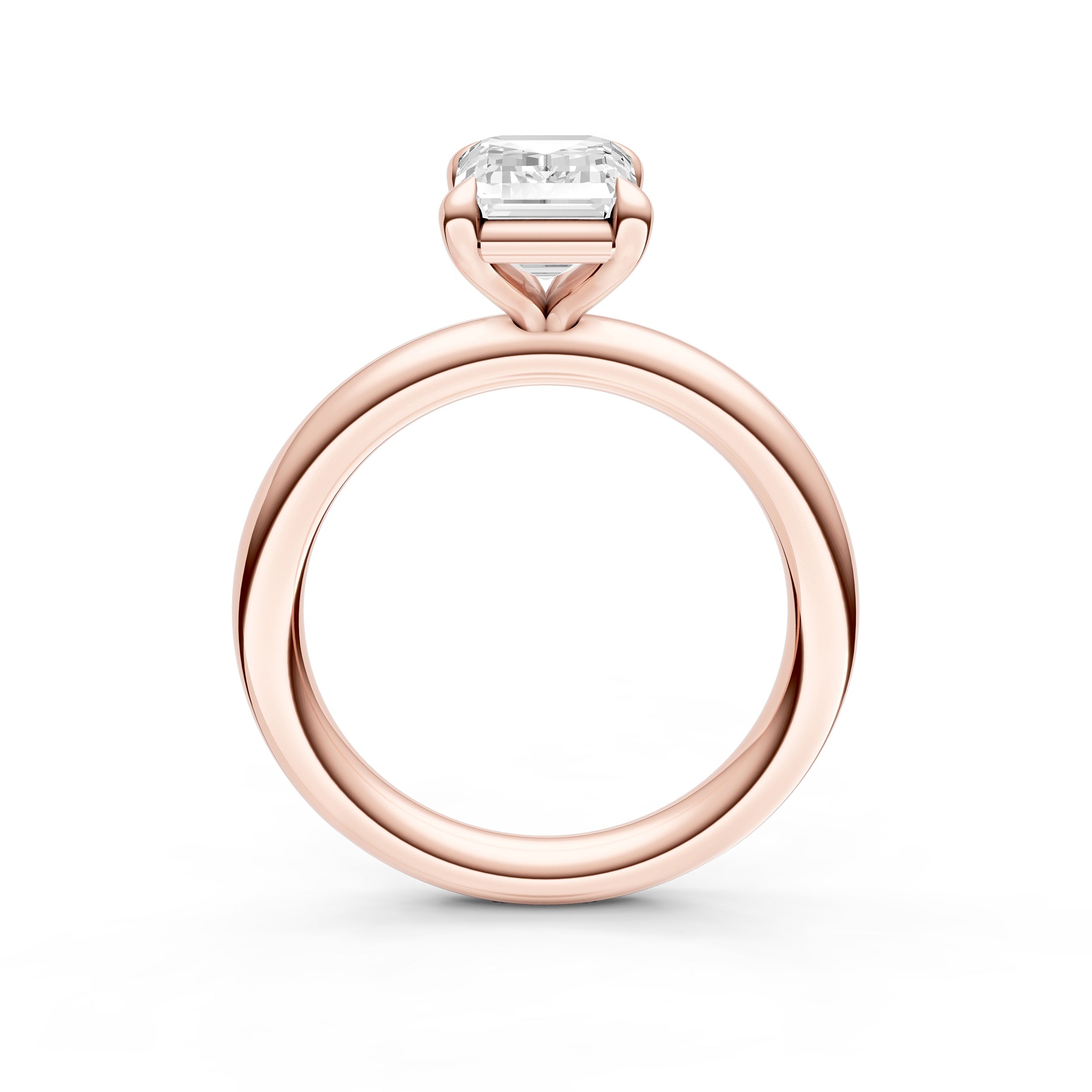 Classic Solitaire Engagement Ring (Emerald Cut) Birmingham Jewelry Engagement Ring Birmingham Jewelry 