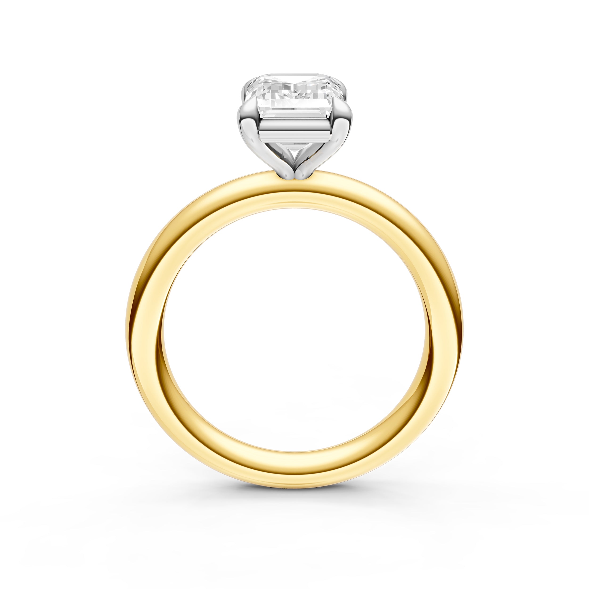 Classic Solitaire Engagement Ring (Emerald Cut) Birmingham Jewelry Engagement Ring Birmingham Jewelry 