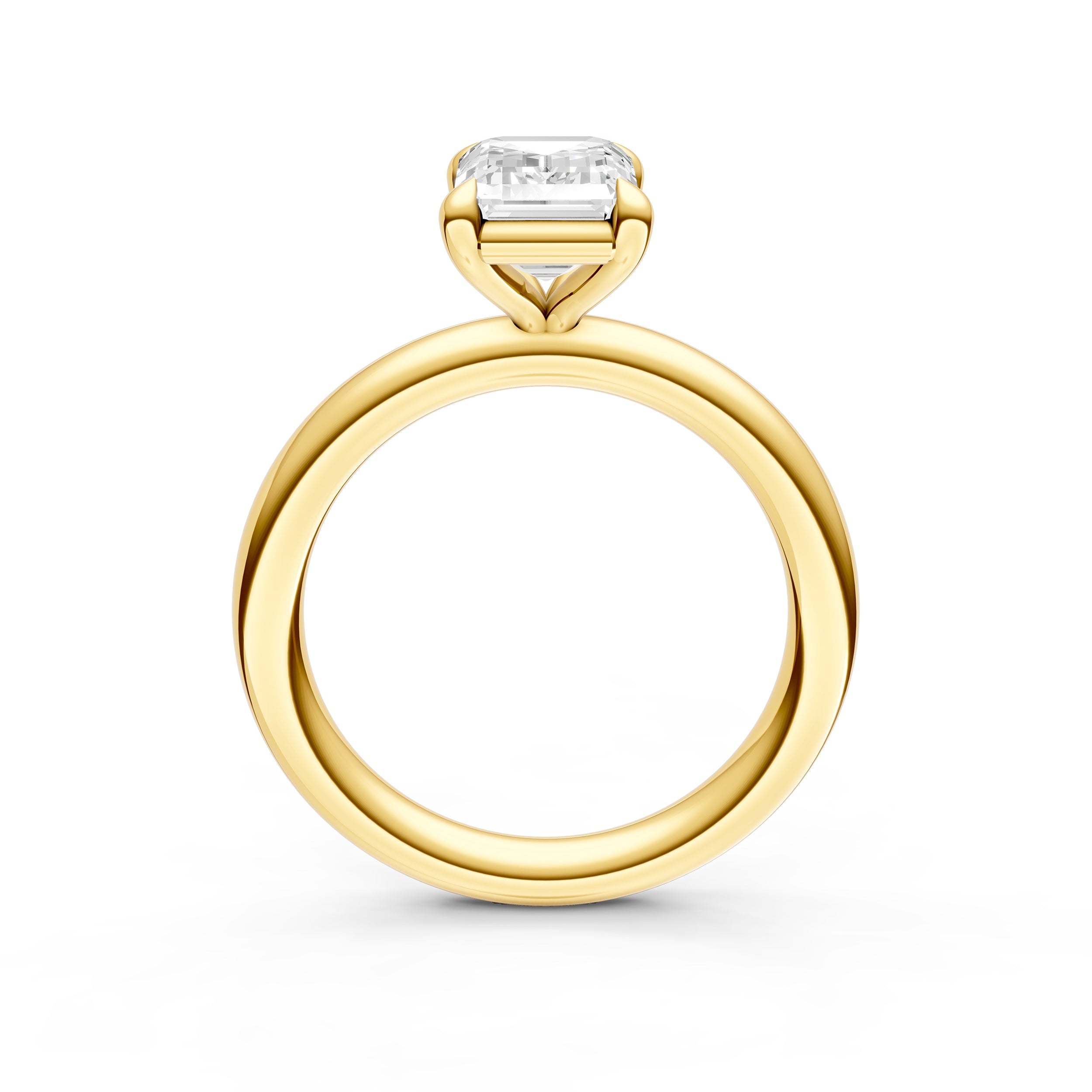 Classic Solitaire Engagement Ring (Emerald Cut) Birmingham Jewelry Engagement Ring Birmingham Jewelry 