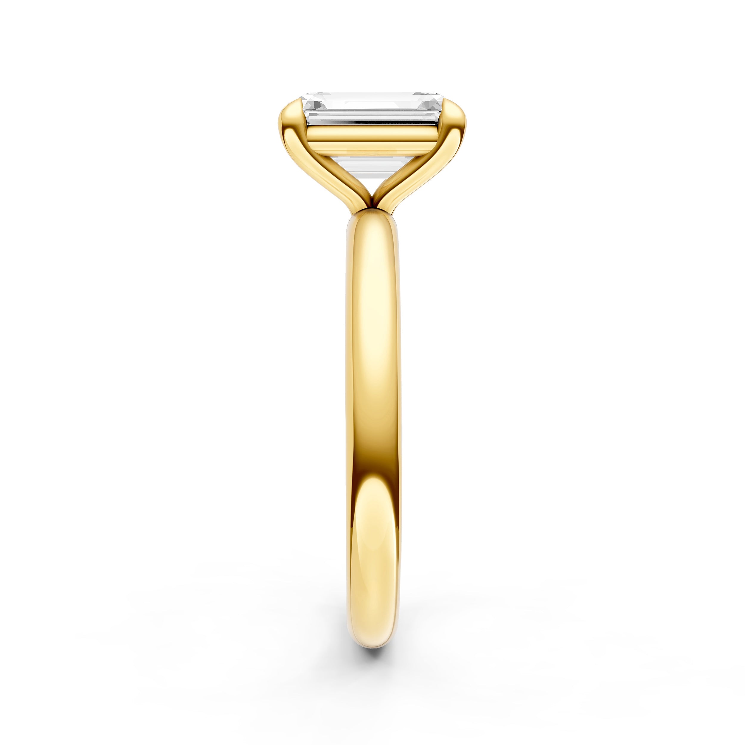 Classic Solitaire Engagement Ring (Emerald Cut) Birmingham Jewelry Engagement Ring Birmingham Jewelry 
